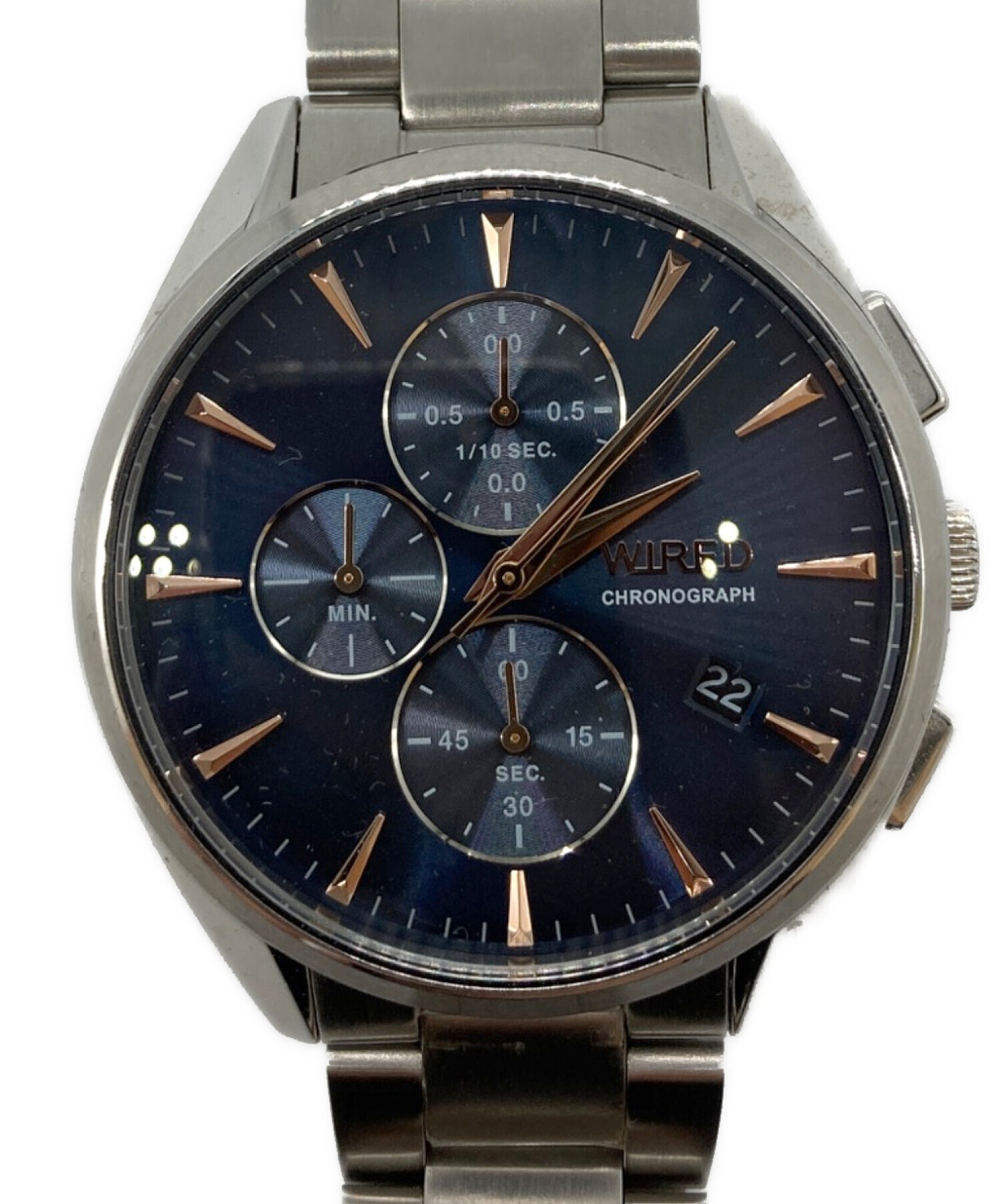 中古・古着通販】WIRED (ワイアード) CHRONOGRAPH ブルー｜ブランド