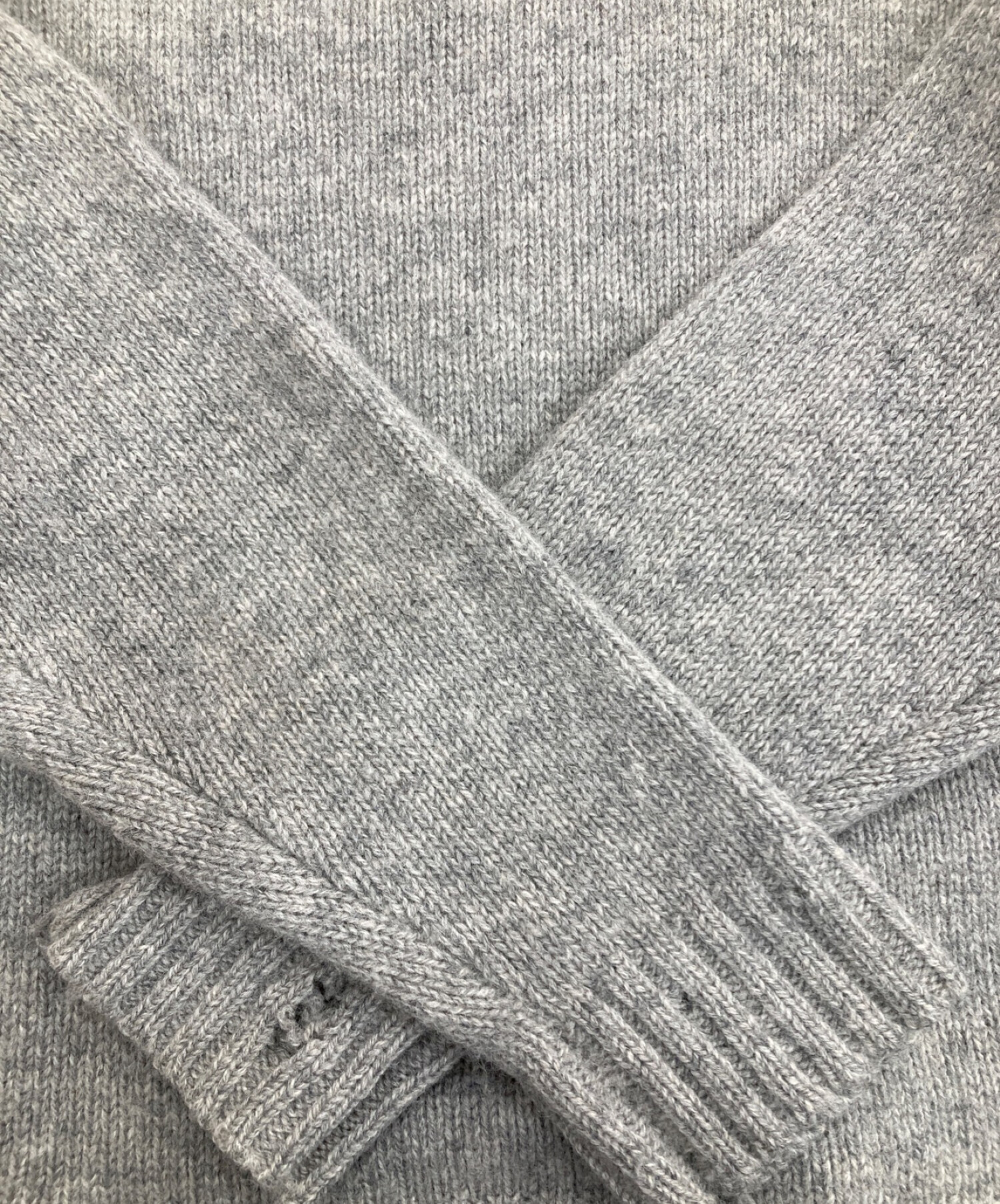 中古・古着通販】UNUSED (アンユーズド) 3g crew neck damage