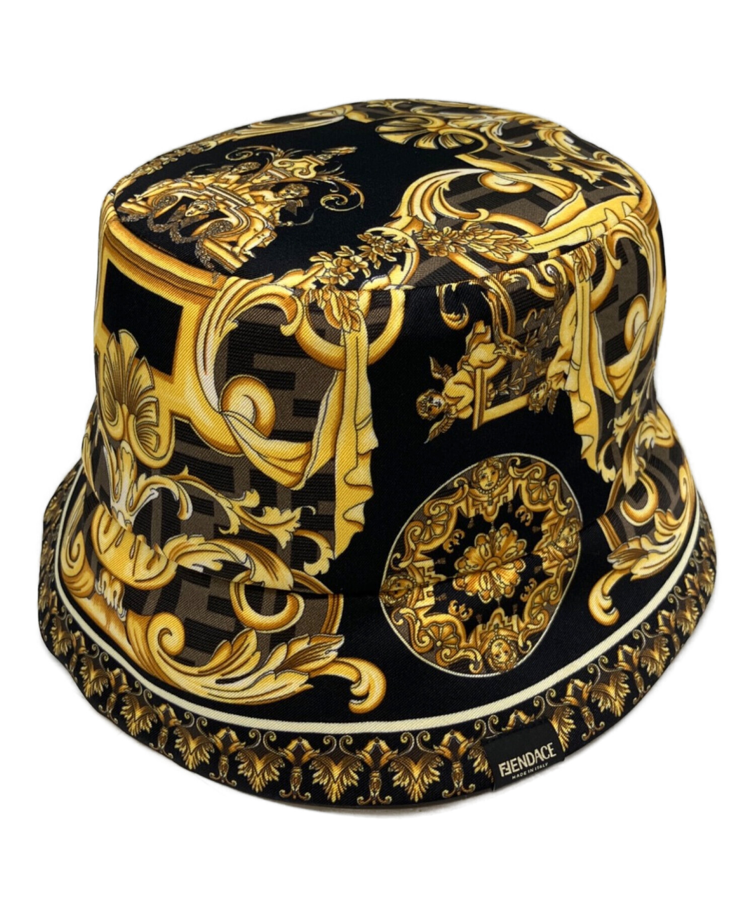✨新品未使用✨ FENDACE　バケットハット　FENDl by VERSACE FJENDACE ハット フェンディ ×ヴェルサーチェ VERSACE 中古・古着通販