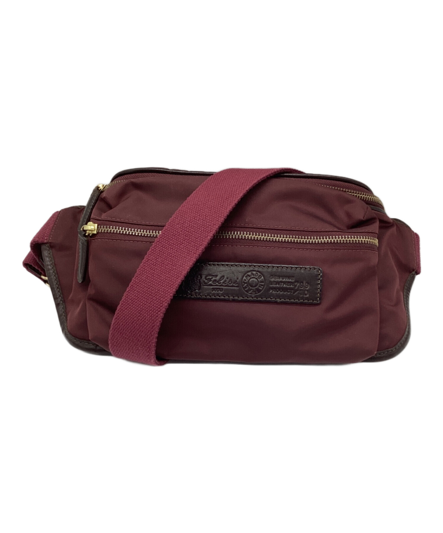 中古・古着通販】Felisi (フェリージ) ボディーバッグ ボルドー