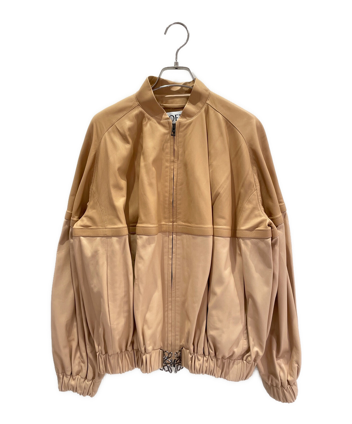 中古・古着通販】LOEWE (ロエベ) レザーボンバージャケット サイズ:36