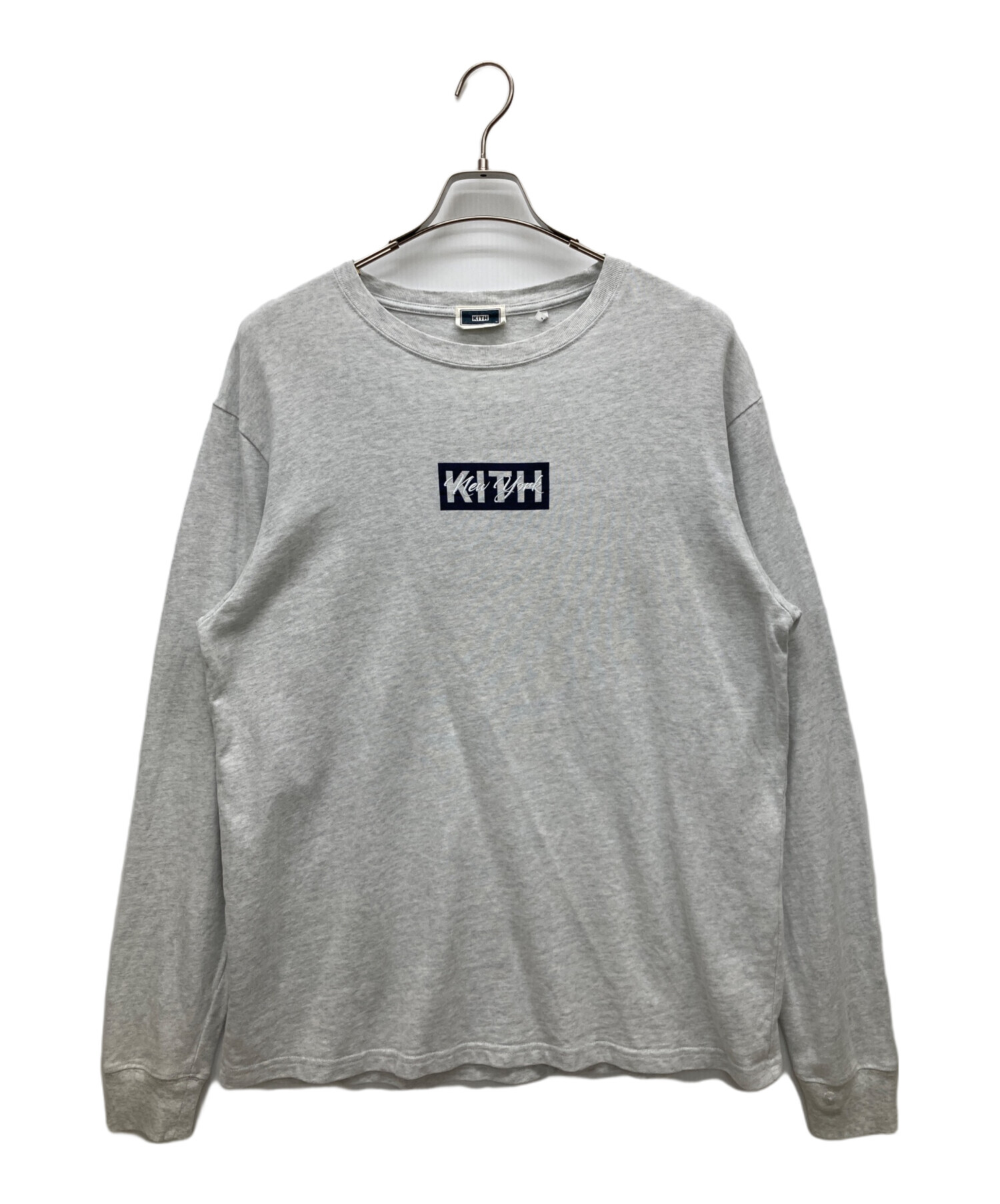 kith ロングスリーブ 中古・古着通販】KITH (キス) ロングスリーブカットソー グレー