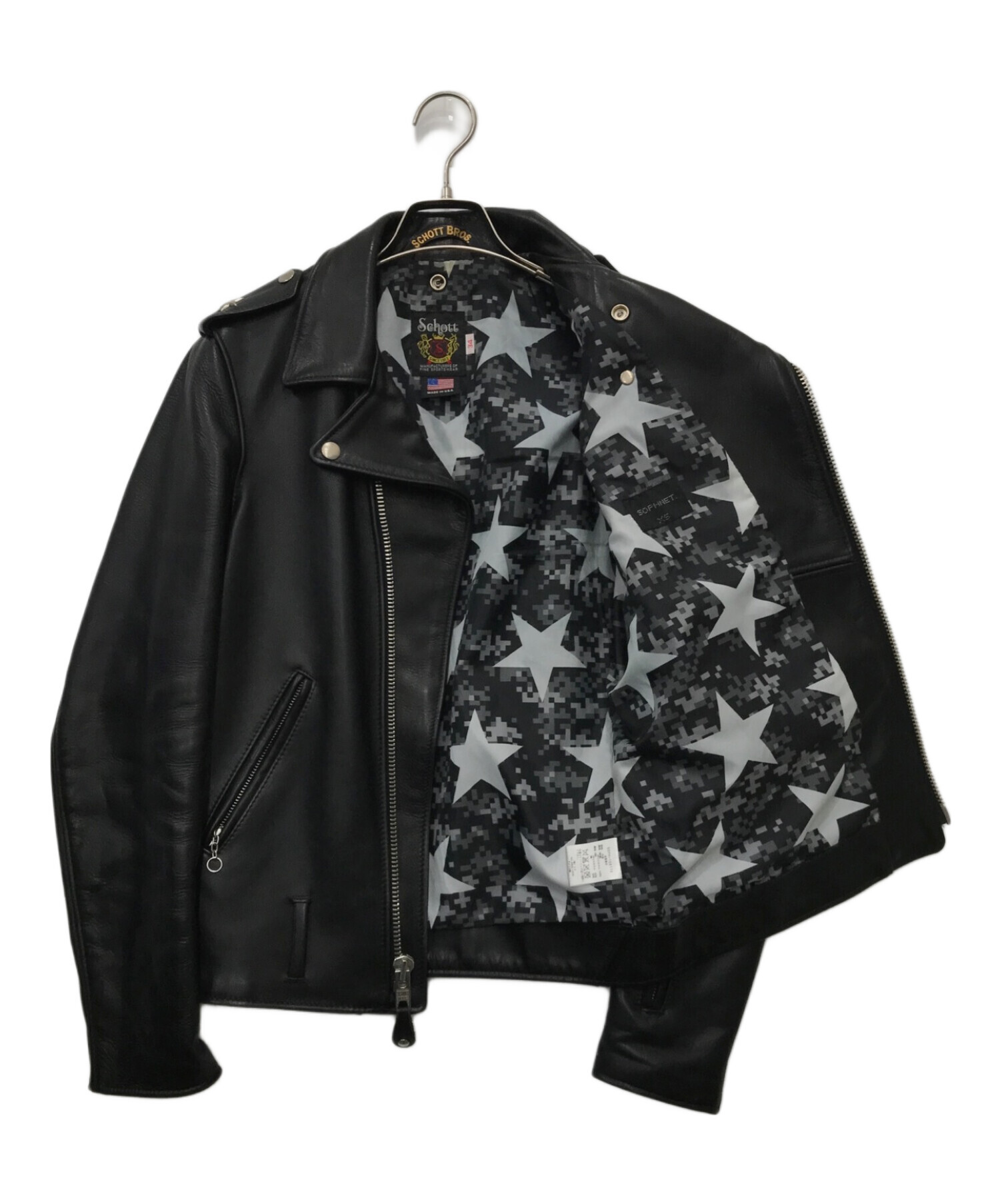 Riders Jacket Sophnet Schott ソフネット ショット X Schott 別注