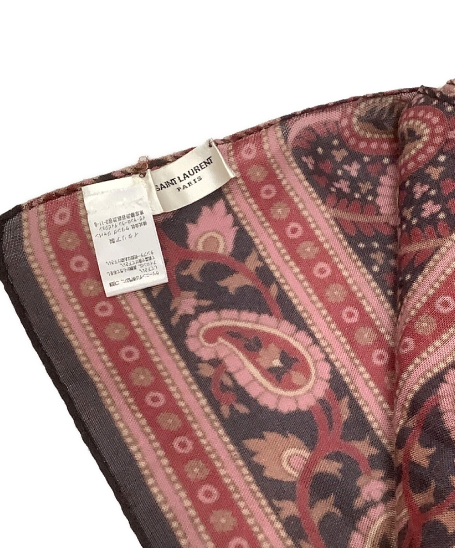 SAINT LAURENT PARIS カシミア ショール サンローランパリ サン