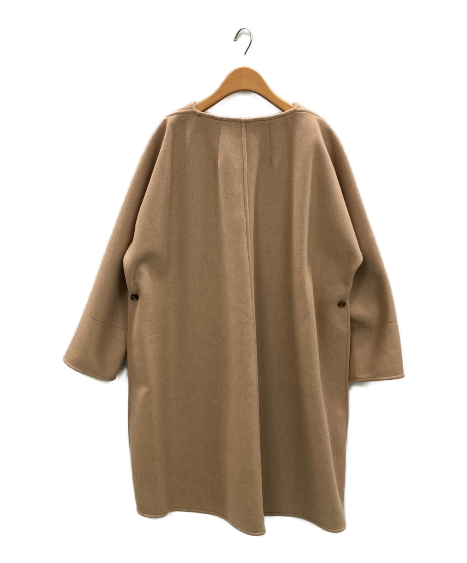 SEA シー 18AW ウールダブルフェイスメルトンポンチョ / コート 中古・古着通販】SEA (シー) ウールダブルフェイスメルトン