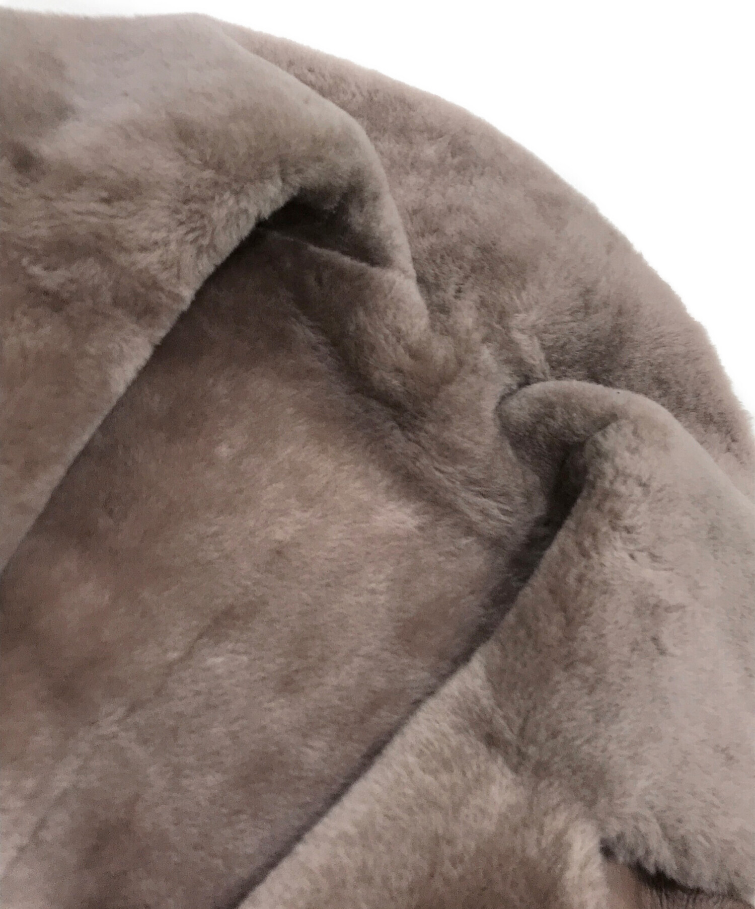 美品！BLANCHAブランカ高級ムートンショートブルゾンジャケットmh542 