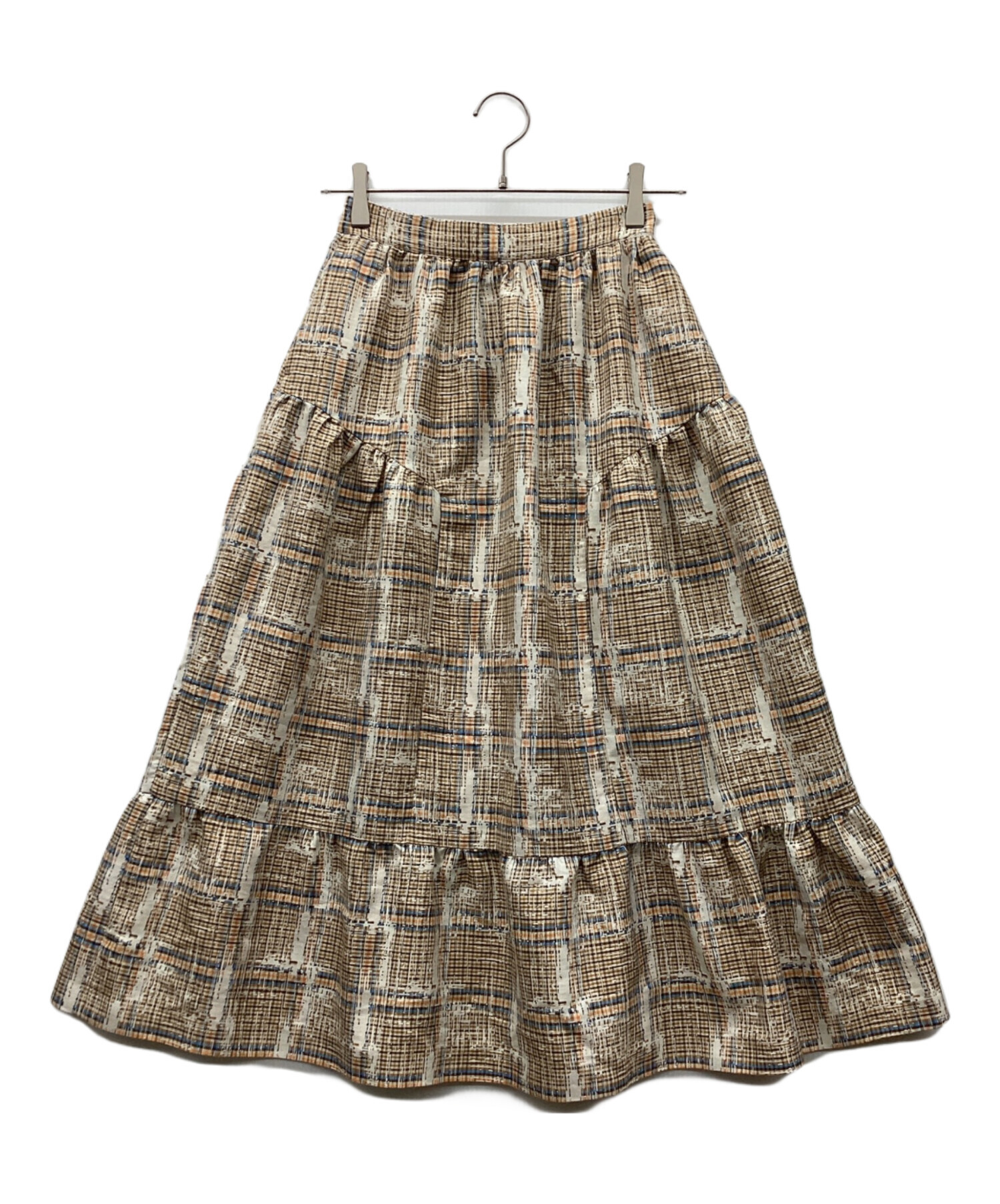 中古・古着通販】HER LIP TO (ハーリップトゥ) Plaid Jacquard Midi