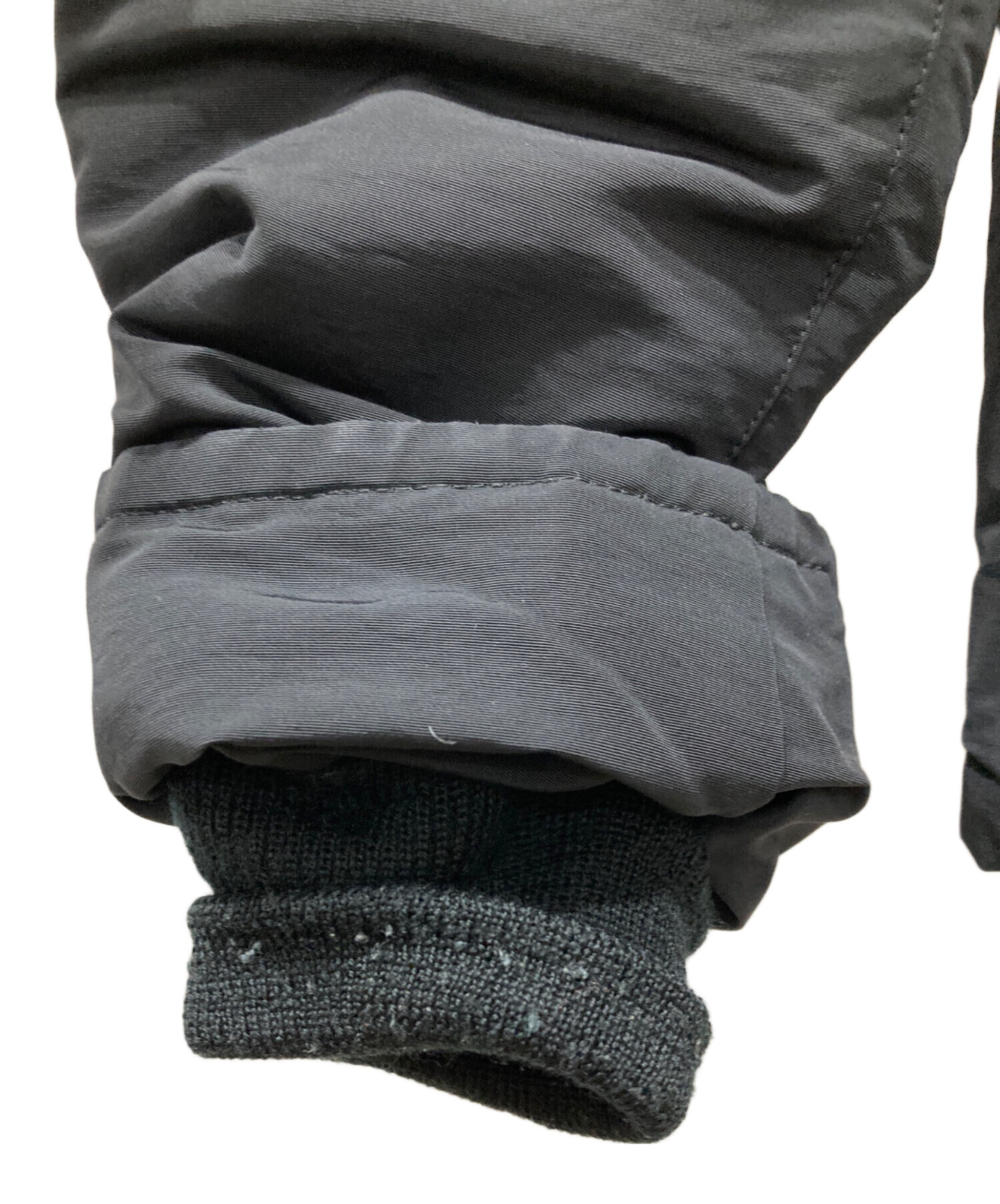 中古・古着通販】MARKA (マーカ) レザーヨーク2WAYダウン ブラック