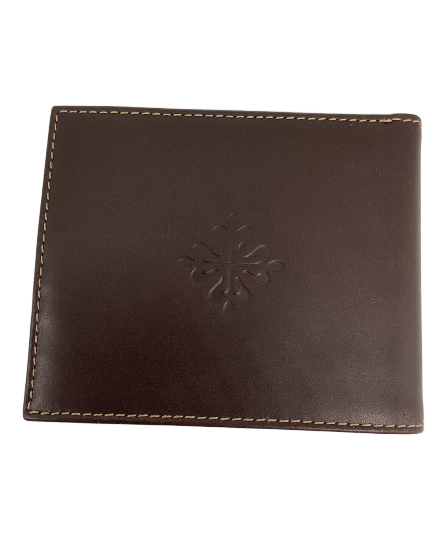 PATEK PHILIPPE 二つ折り財布 ブラウン 中古・古着通販】PATEK PHILIPPE (パテックフィリップ) 2つ折り