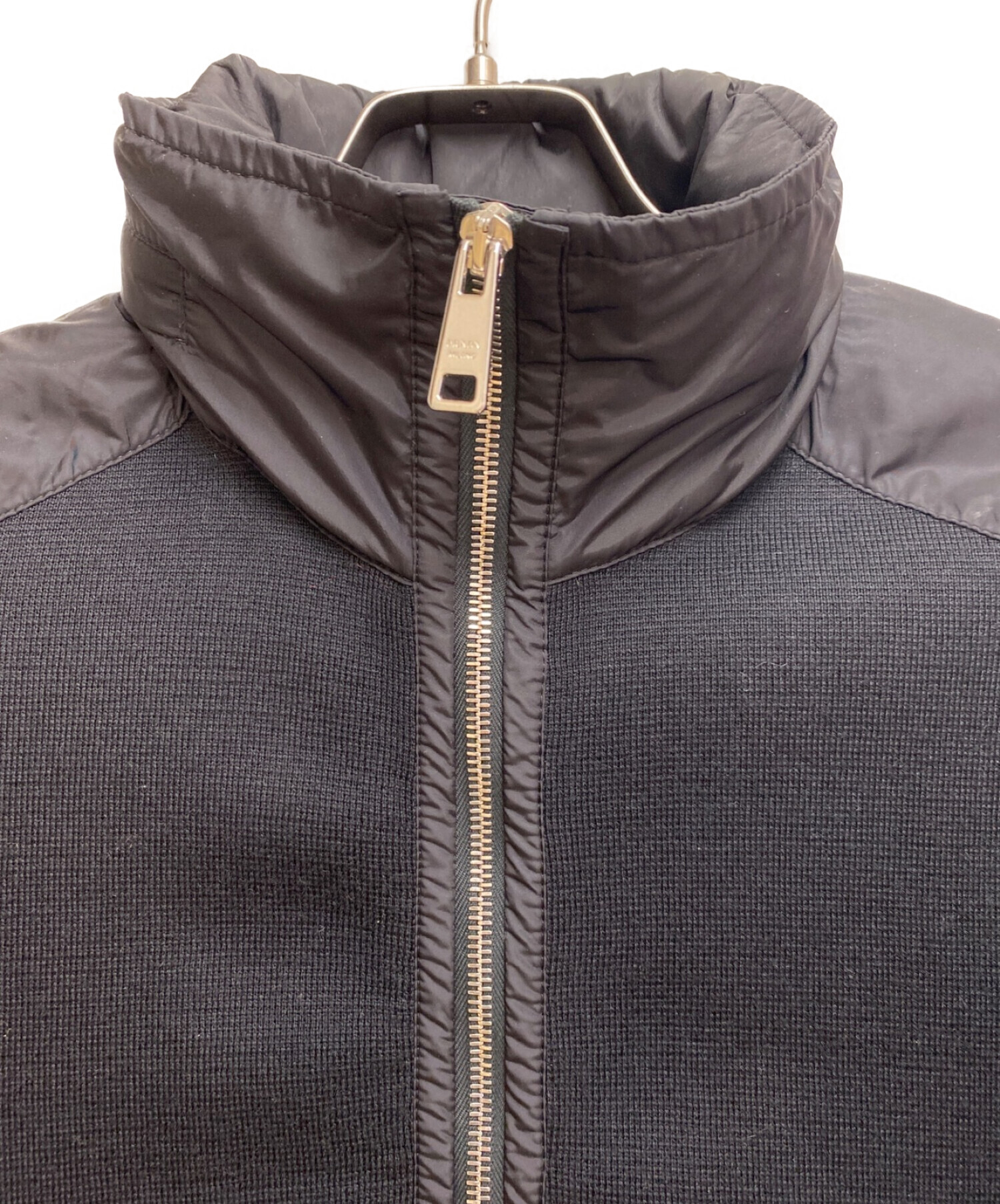 PRADA プラダ ナイロン切替ブルゾンジャケット UMC067 中古・古着通販】PRADA (プラダ) ナイロン切替ブルゾンジャケット