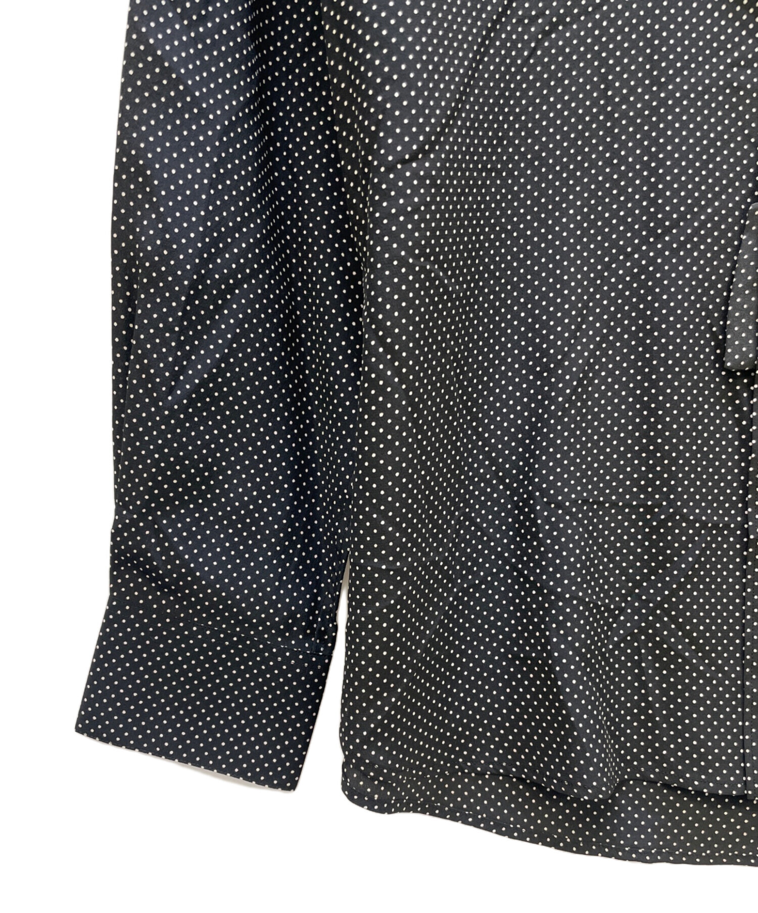 エディ着 サンローラン パリ 14 aw シルク ドット シャツ エディ着 サンローラン パリ 14 aw シルク ドット シャツ