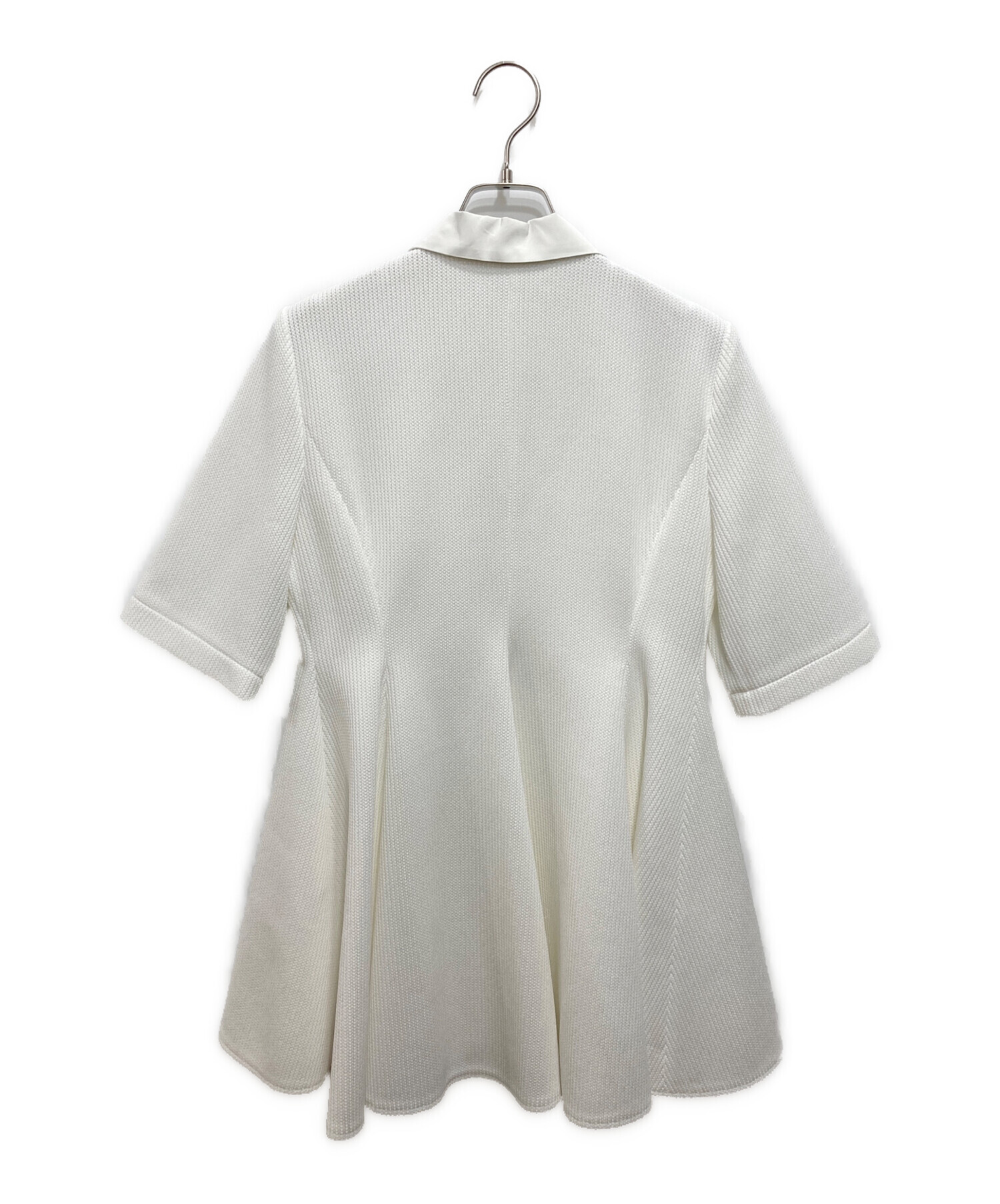 新品】ルフィル ホワイト トップス シアージャージートップス | LE