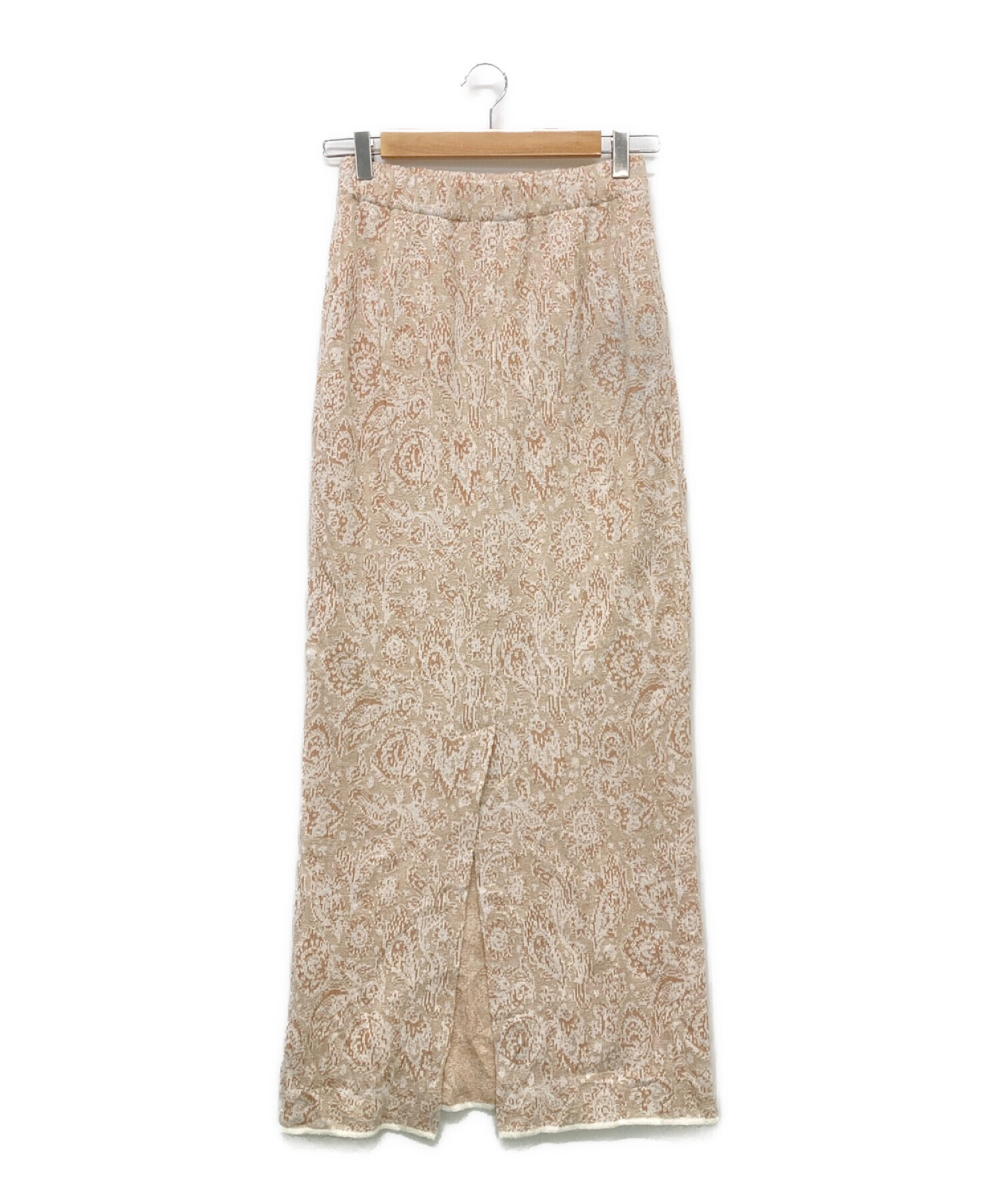 中古・古着通販】Mediam (ミディアム) Paisley Jacquard Skirt