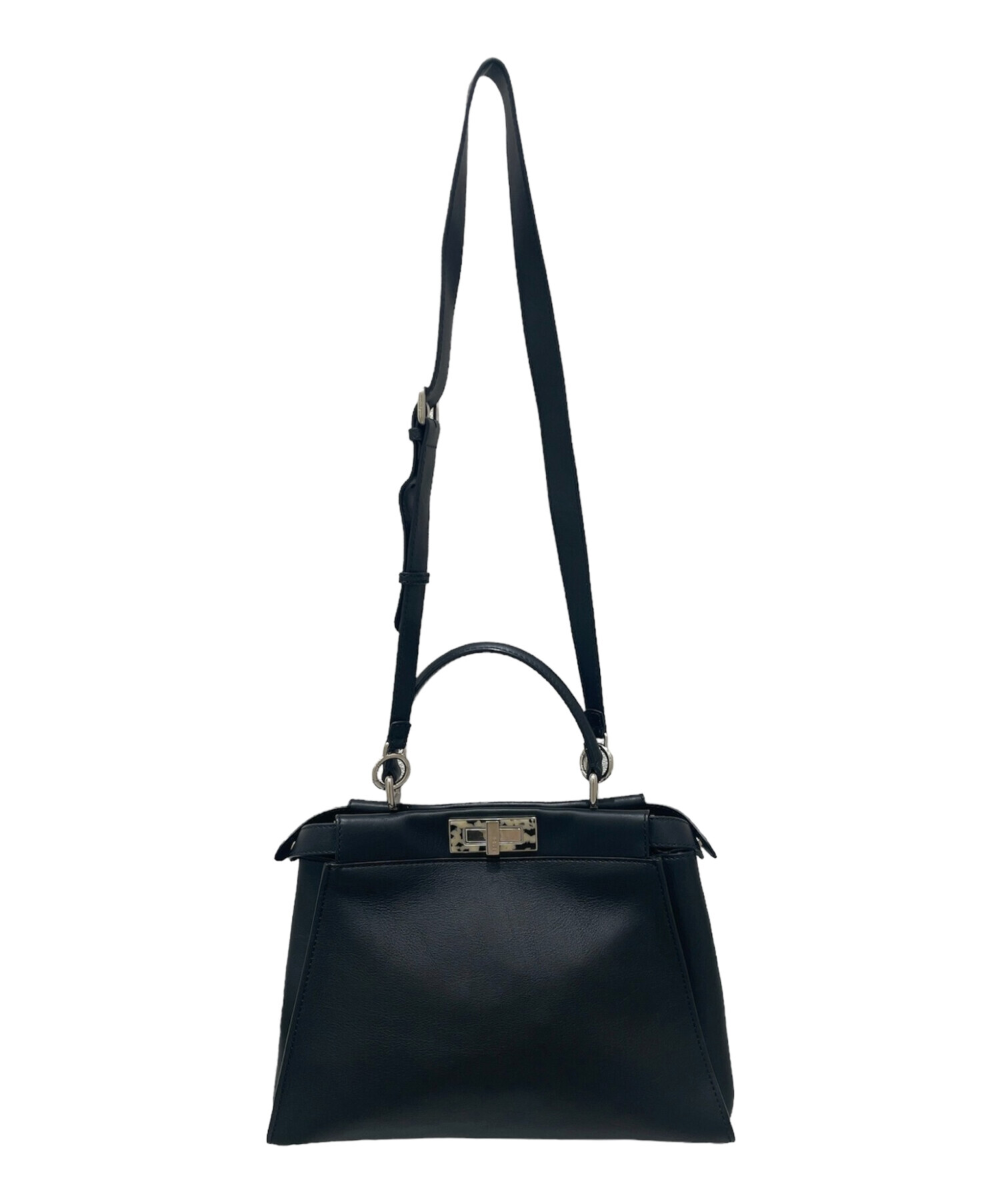 中古・古着通販】FENDI (フェンディ) ピーカブー ミディアム ブラック 