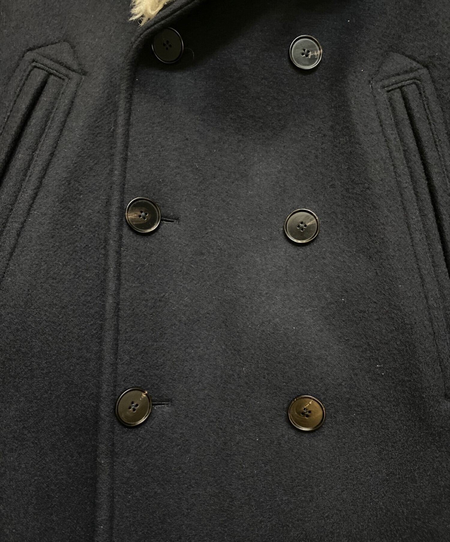 【極美品】ジルサンダープラス Pコート 48 中古・古着通販】JIL SANDER+ (ジルサンダープラス) ムートンファーP