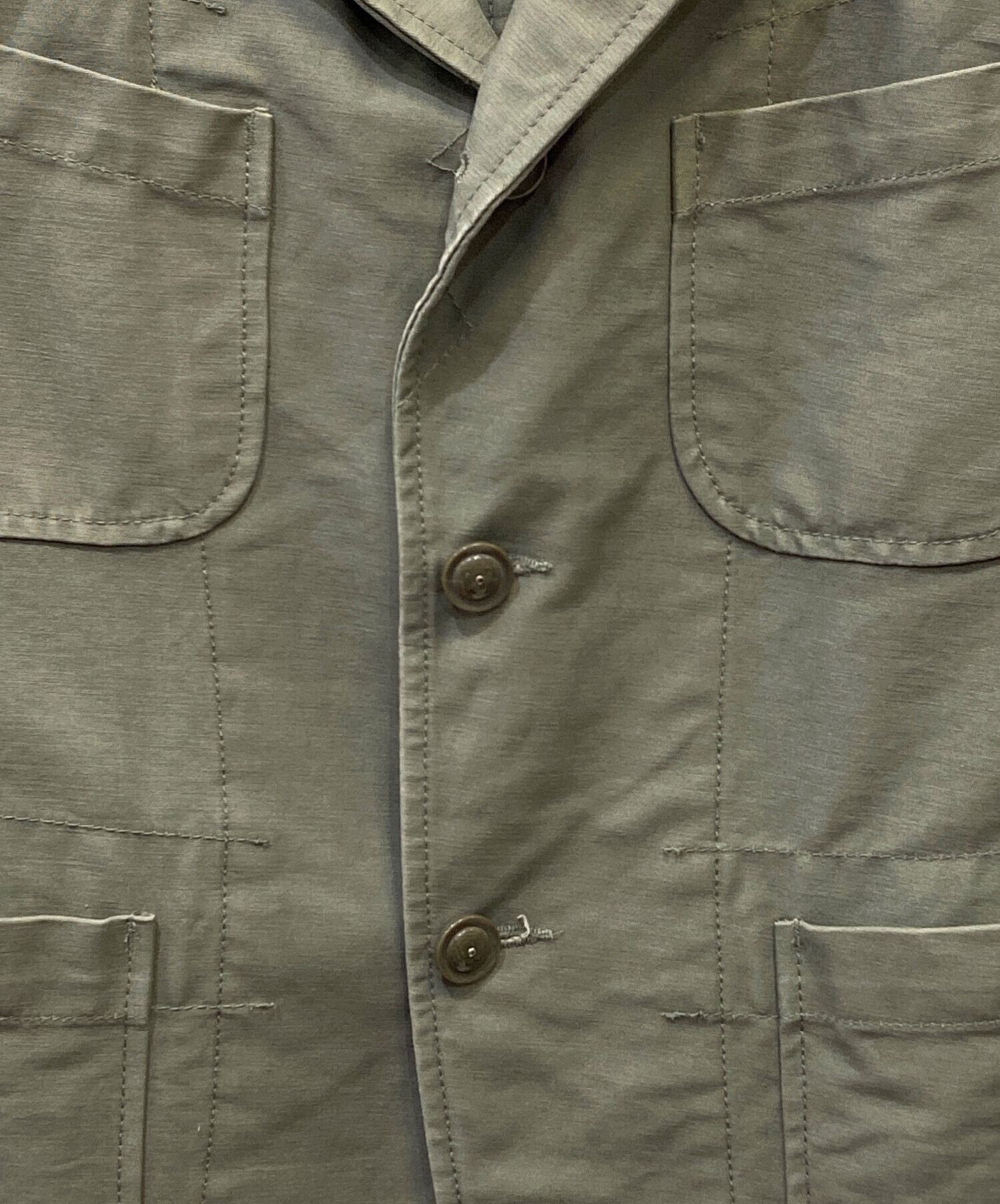 ENGINEERED GARMENTS ワークジャケット ミリタリー カーキ S 中古・古着通販】Engineered Garments (エンジニアードガーメンツ