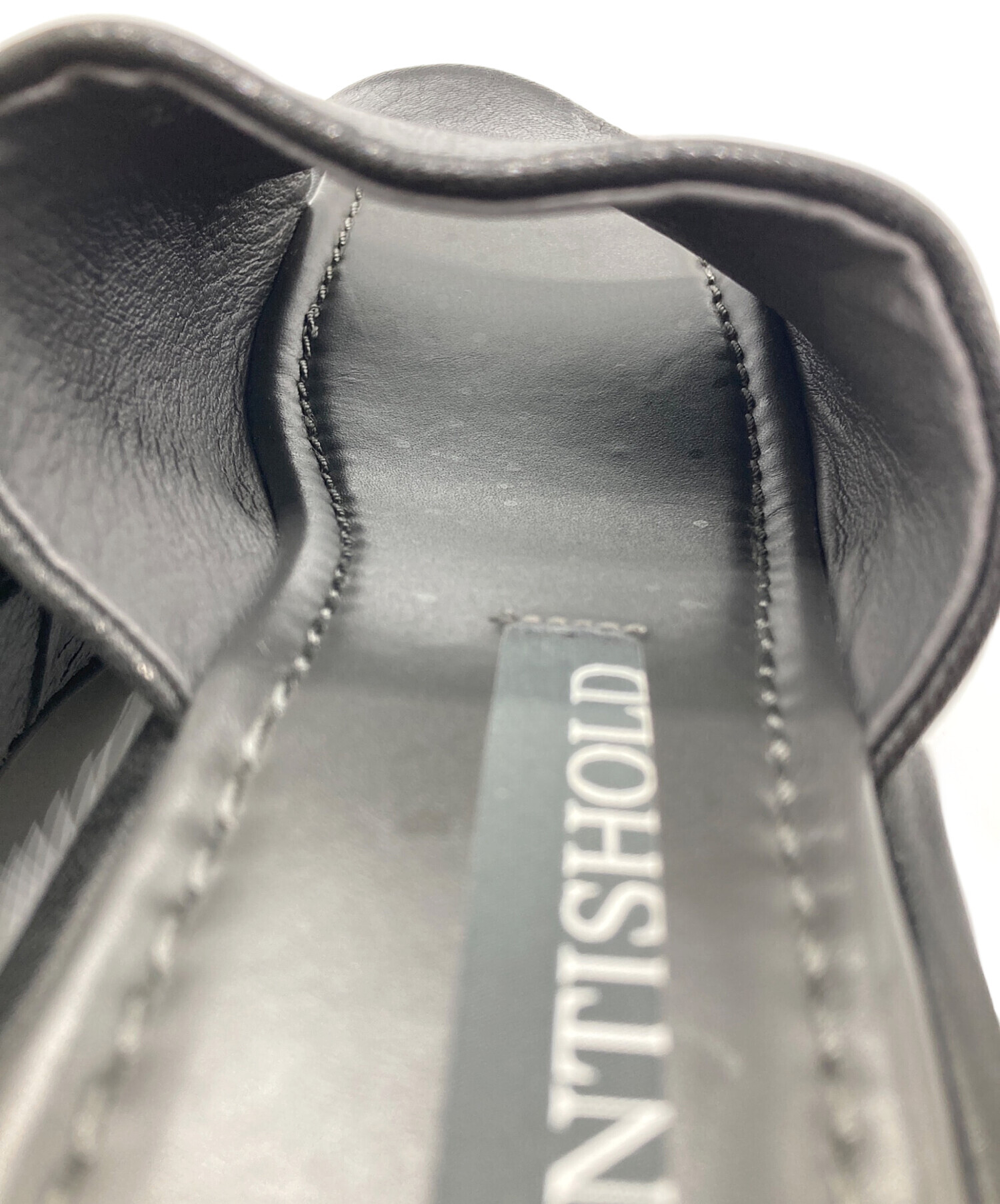 中古・古着通販】UNTISHOLD (アンチショルド) サンダル ブラック