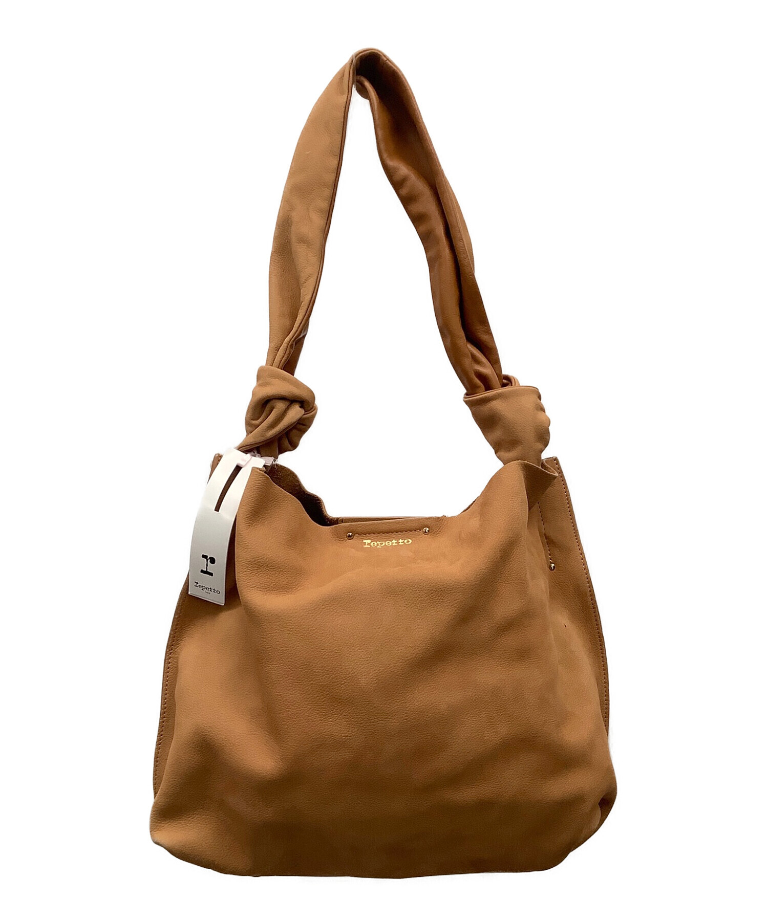 中古・古着通販】repetto (レペット) レザーショルダーバッグ ブラウン  