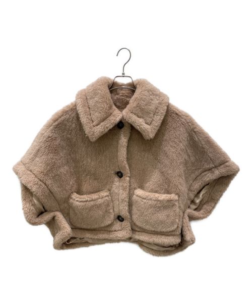 MaxMara♡未使用テディキャメルケープ MaxMara♡未使用テディキャメルケープ MaxMara【TEBE】最新作