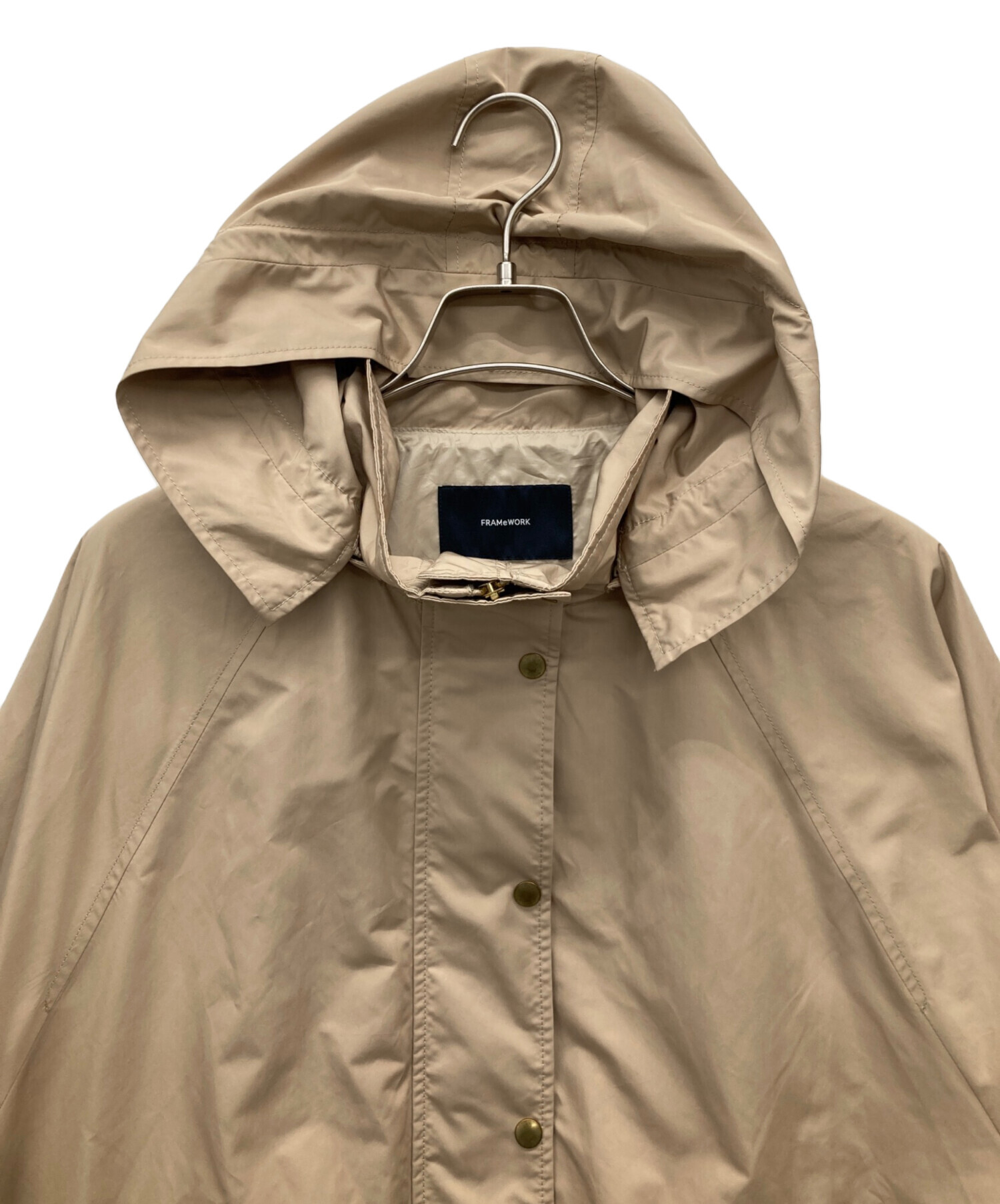 中古・古着通販】FRAMeWORK (フレームワーク) タフタポンチョブルゾン