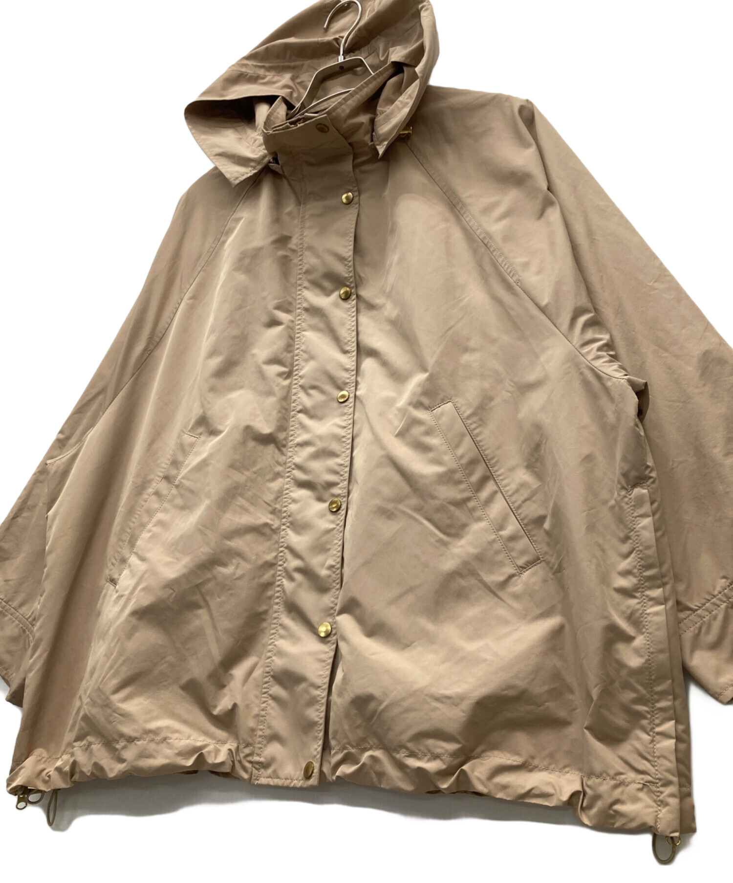新品未使用タグ付き　FRAMe WORK ベージュブルゾン 中古・古着通販】FRAMeWORK (フレームワーク) タフタポンチョブルゾン