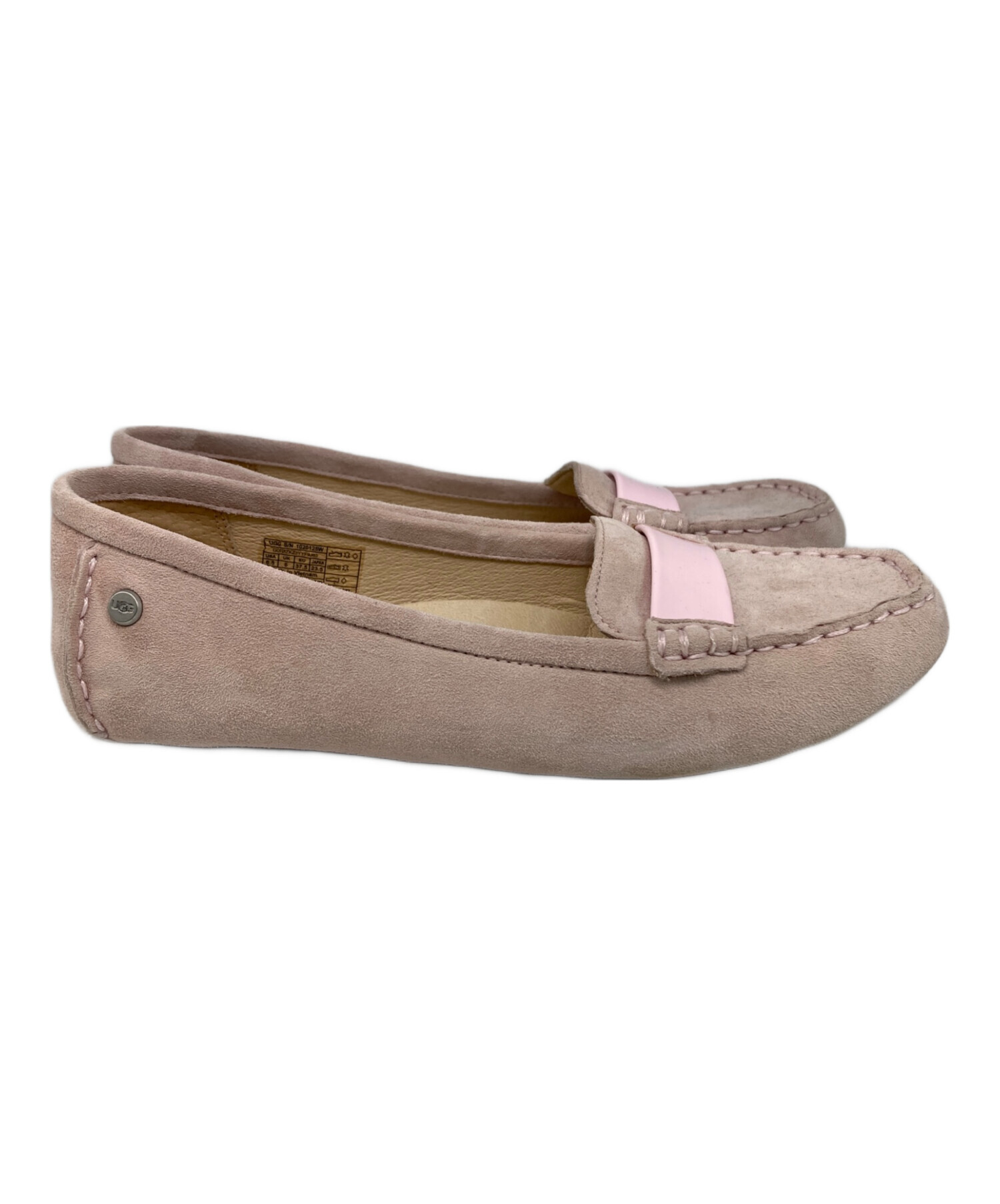 中古・古着通販】UGG (アグ) モカシンシューズ ピンク サイズ:23.5