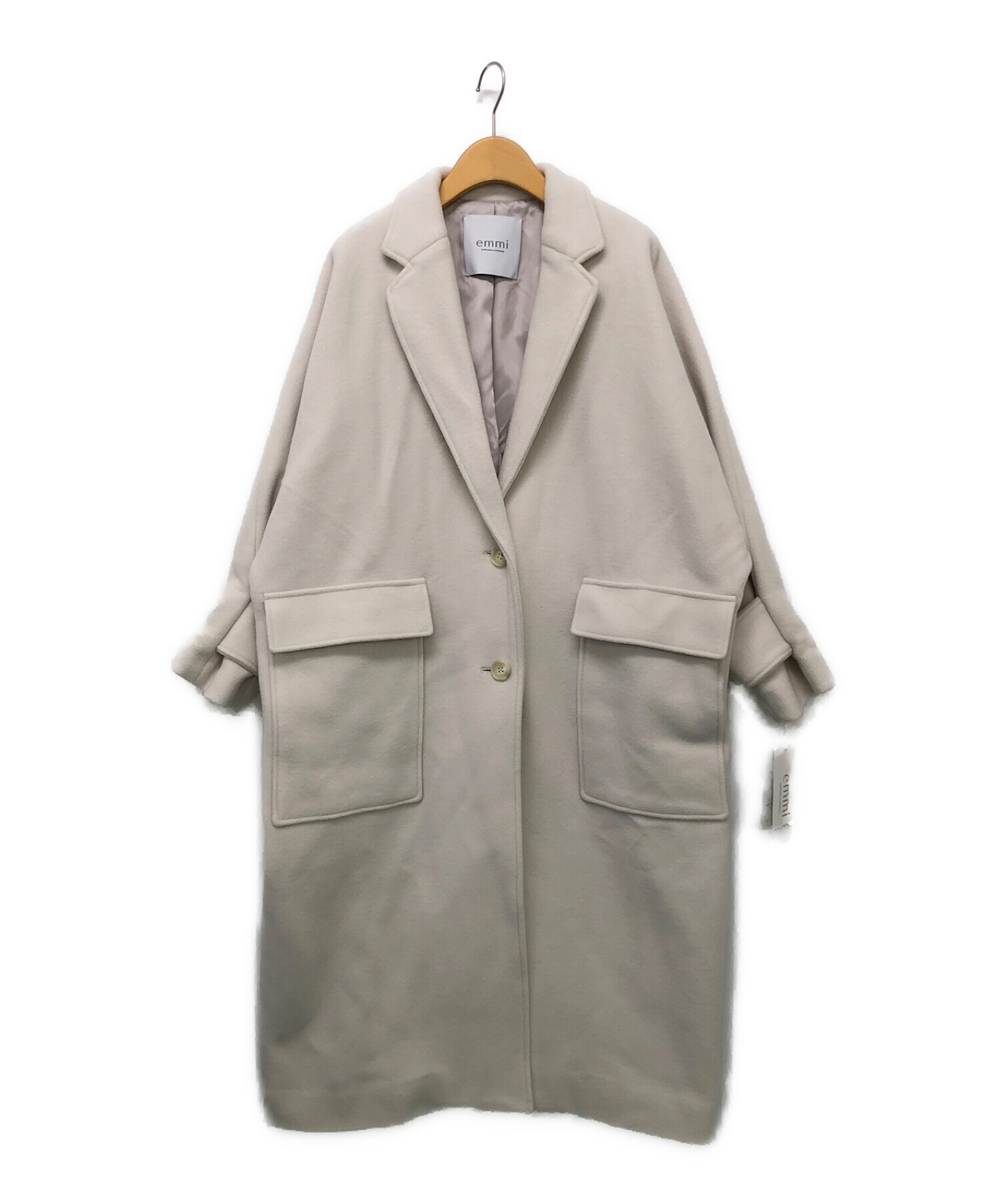 emmi atelier リサイクルウールロングコート