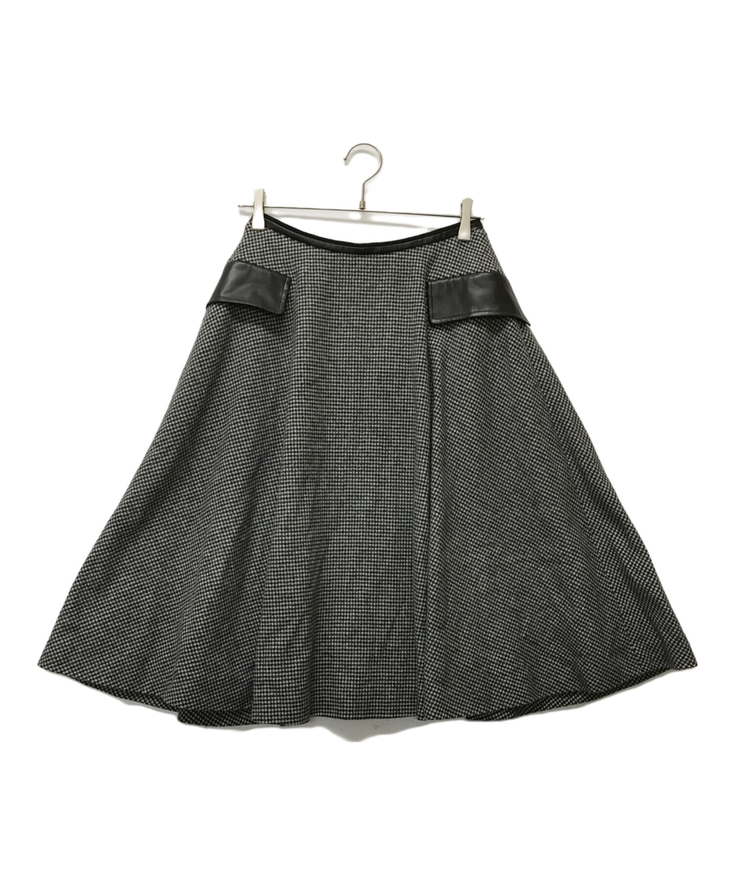 FOXEY フォクシー Cross Coutre シルク100 フレアスカート