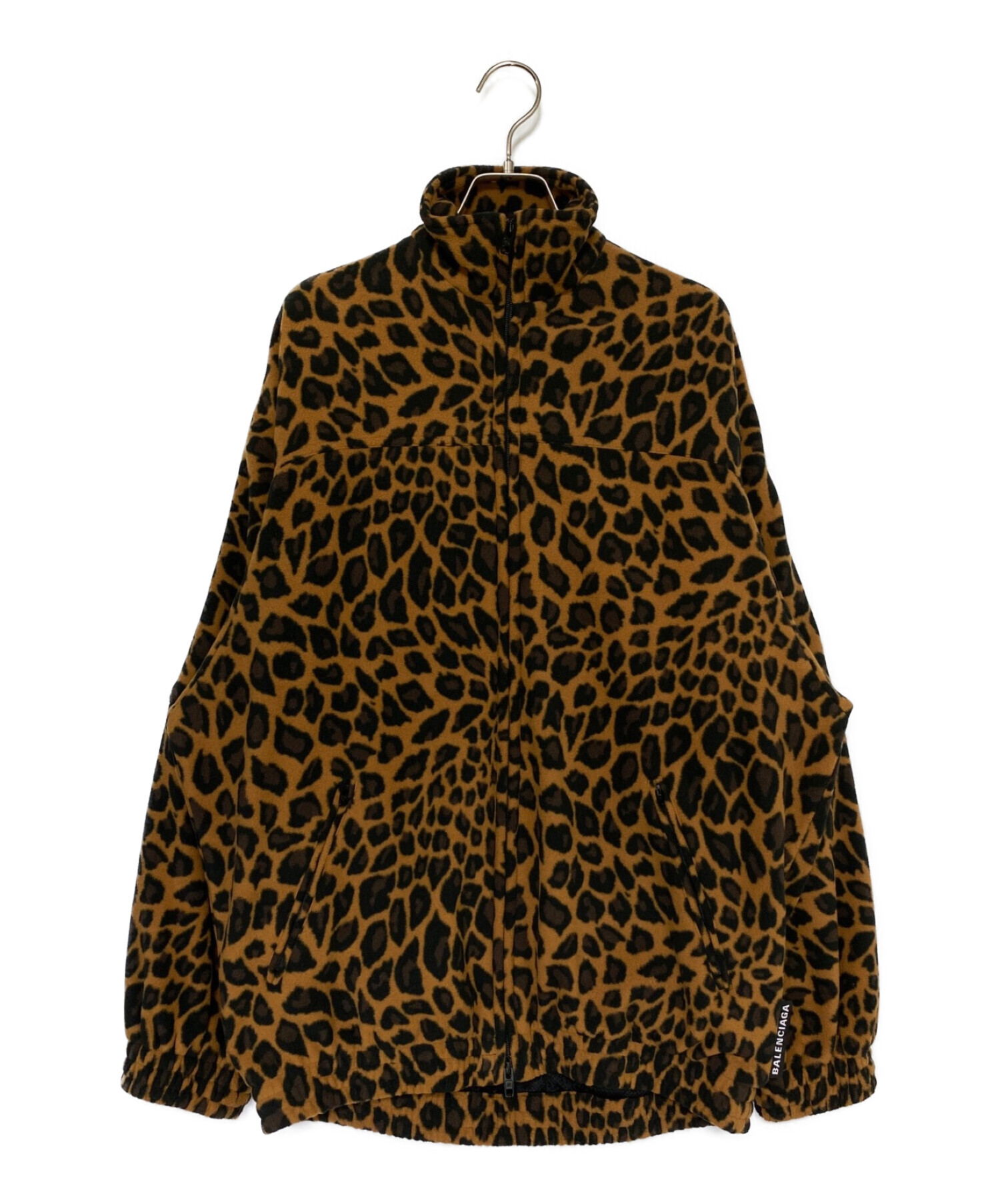 バレンシアガ　レオパード　ブルゾン 中古・古着通販】BALENCIAGA (バレンシアガ) レオパードフリースジップ