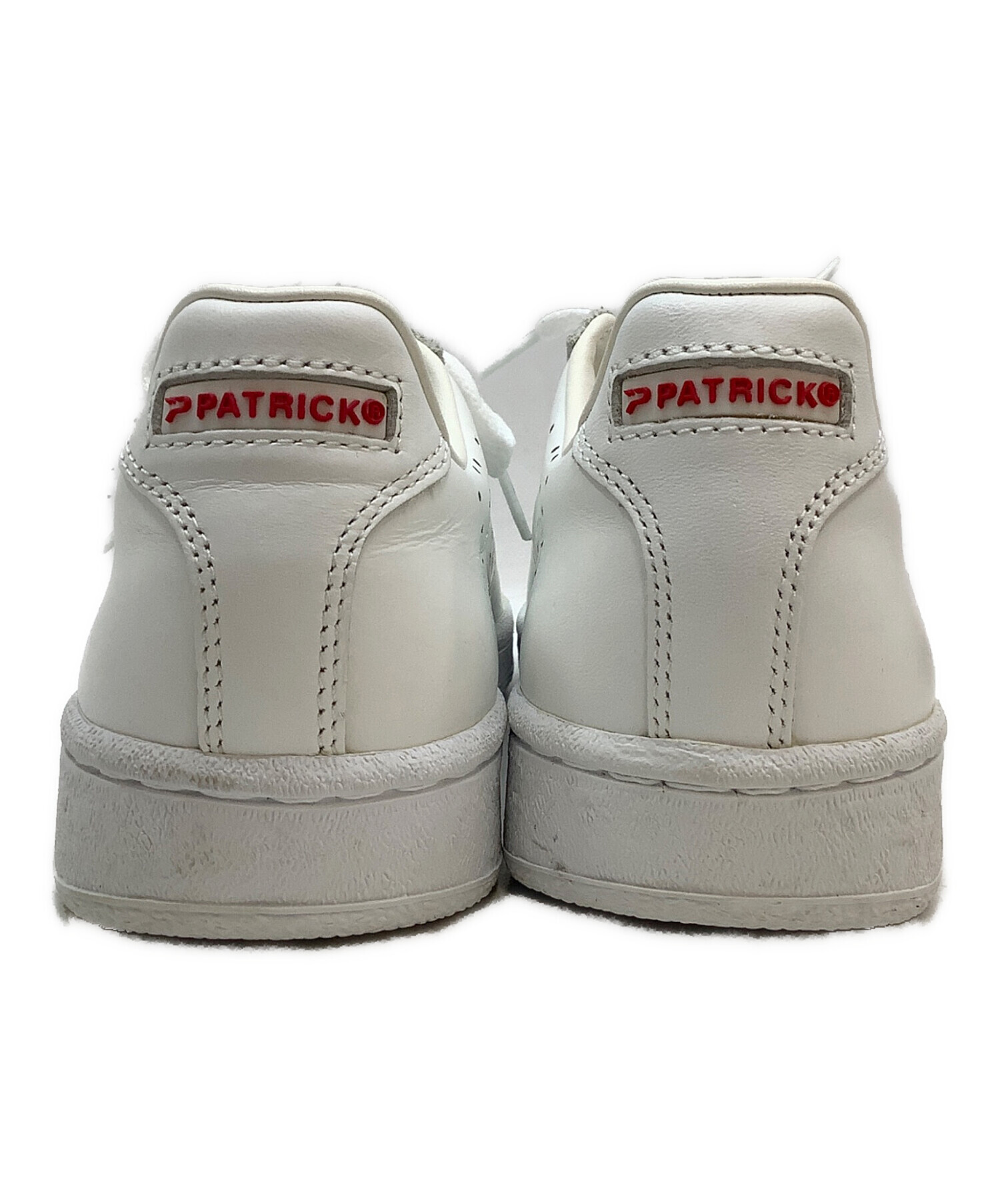 PATRICK スニーカー 37 グレー/ホワイト/レッド 中古・古着通販】PATRICK (パトリック) スニーカー ホワイト サイズ:37