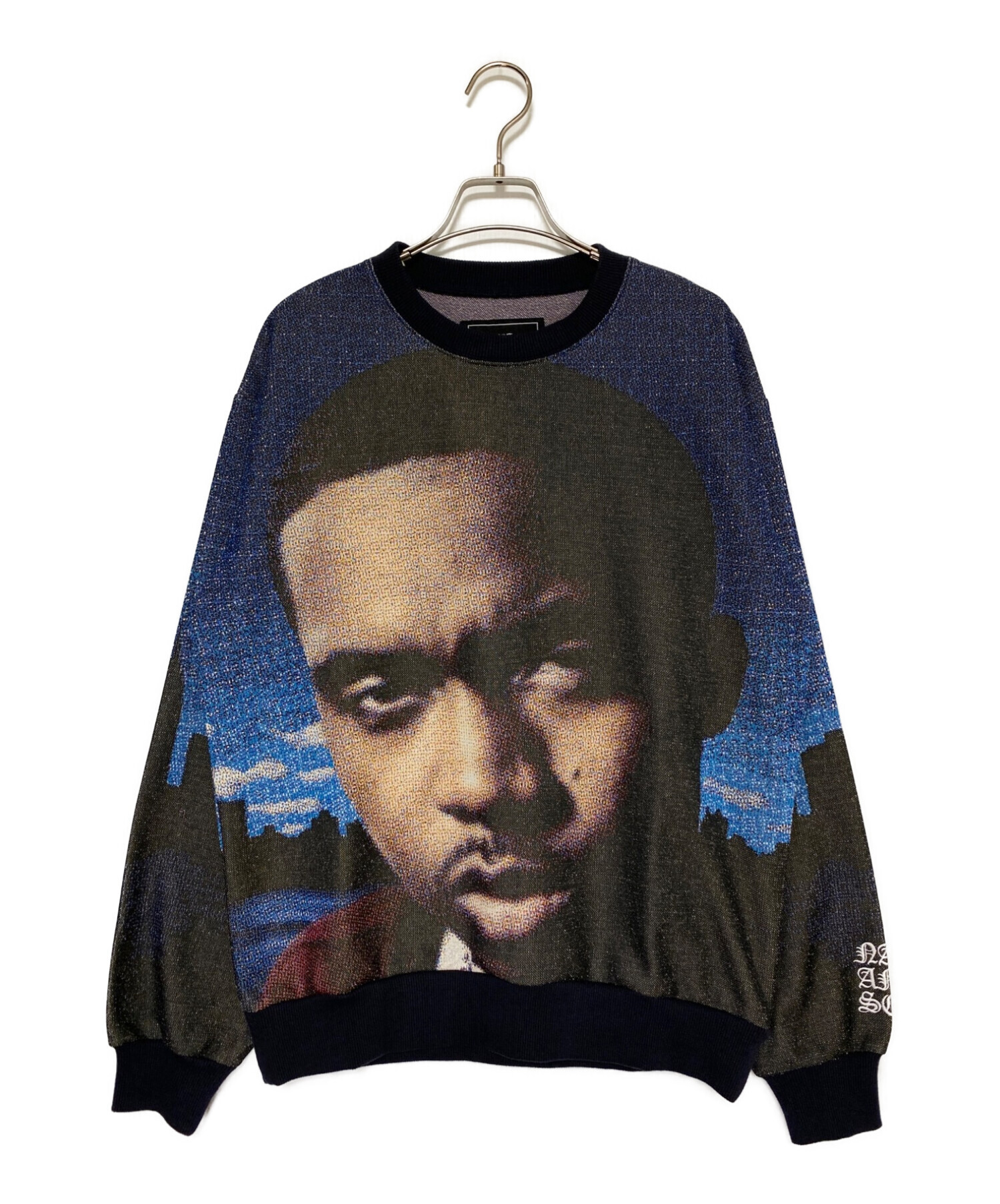 ウィンダンシー WIND AND SEA NAS L/S TEE 1 WDS-C-NAS-24-Q1-CS-05 サイズ:M ナズ プリント長袖カットソー 中古 BS99 ウィンダンシー WIND AND SEA NAS L⁄S TEE 1 WDS-C-NAS-24-Q1-CS-