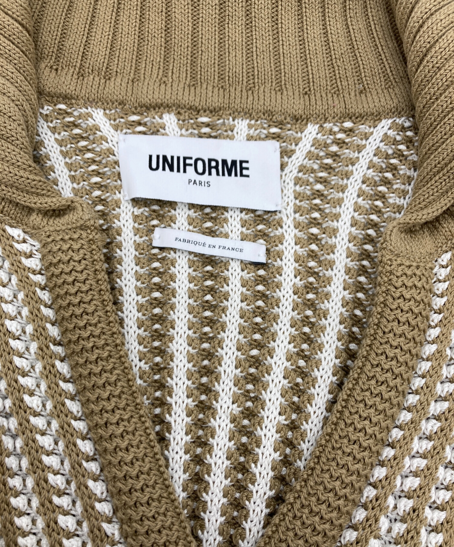 中古・古着通販】UNIFORME (ユニフォーム) OVERSIZED OPEN COLLAR 
