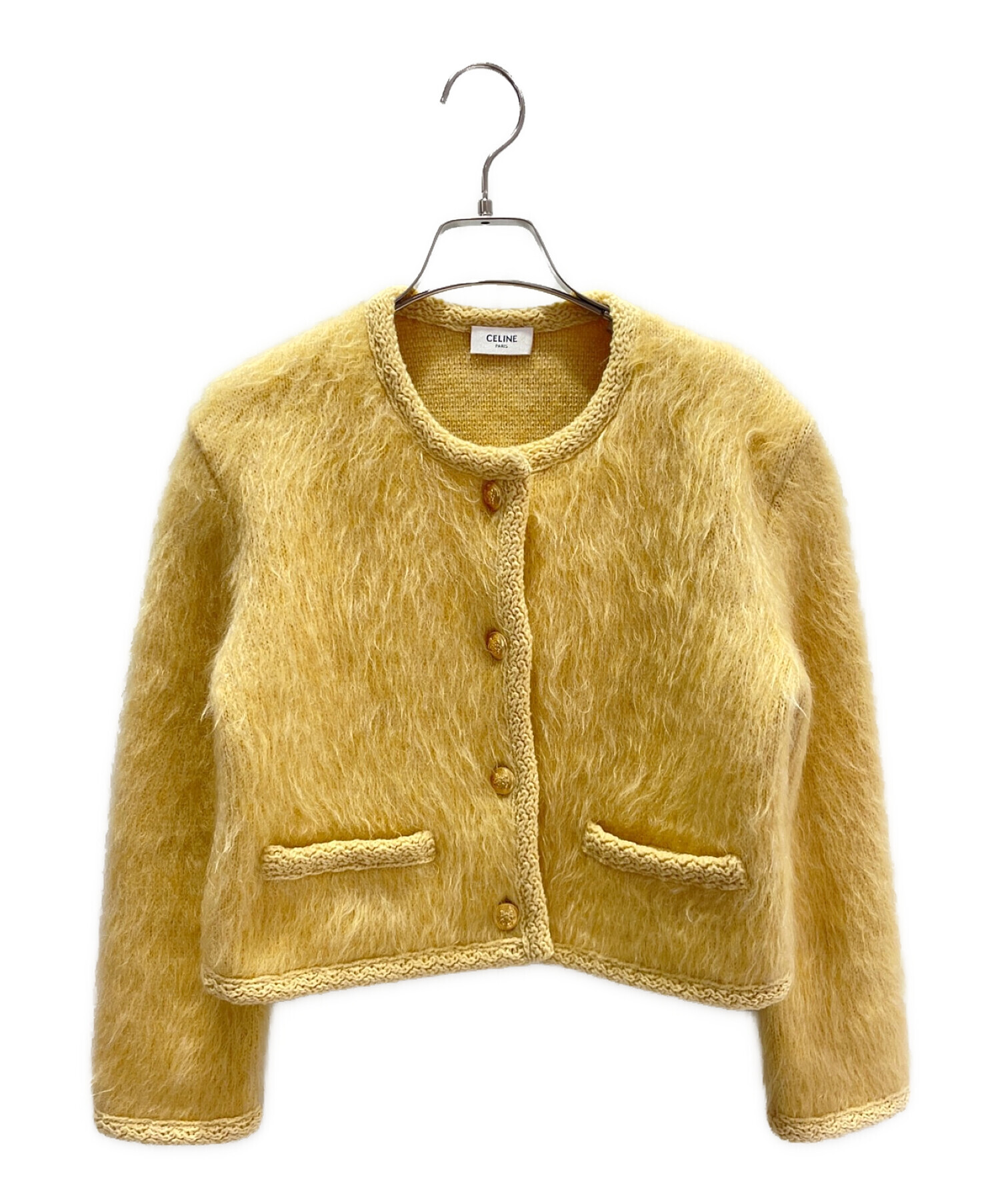 中古・古着通販】CELINE (セリーヌ) ブラッシュドモヘアクロップド