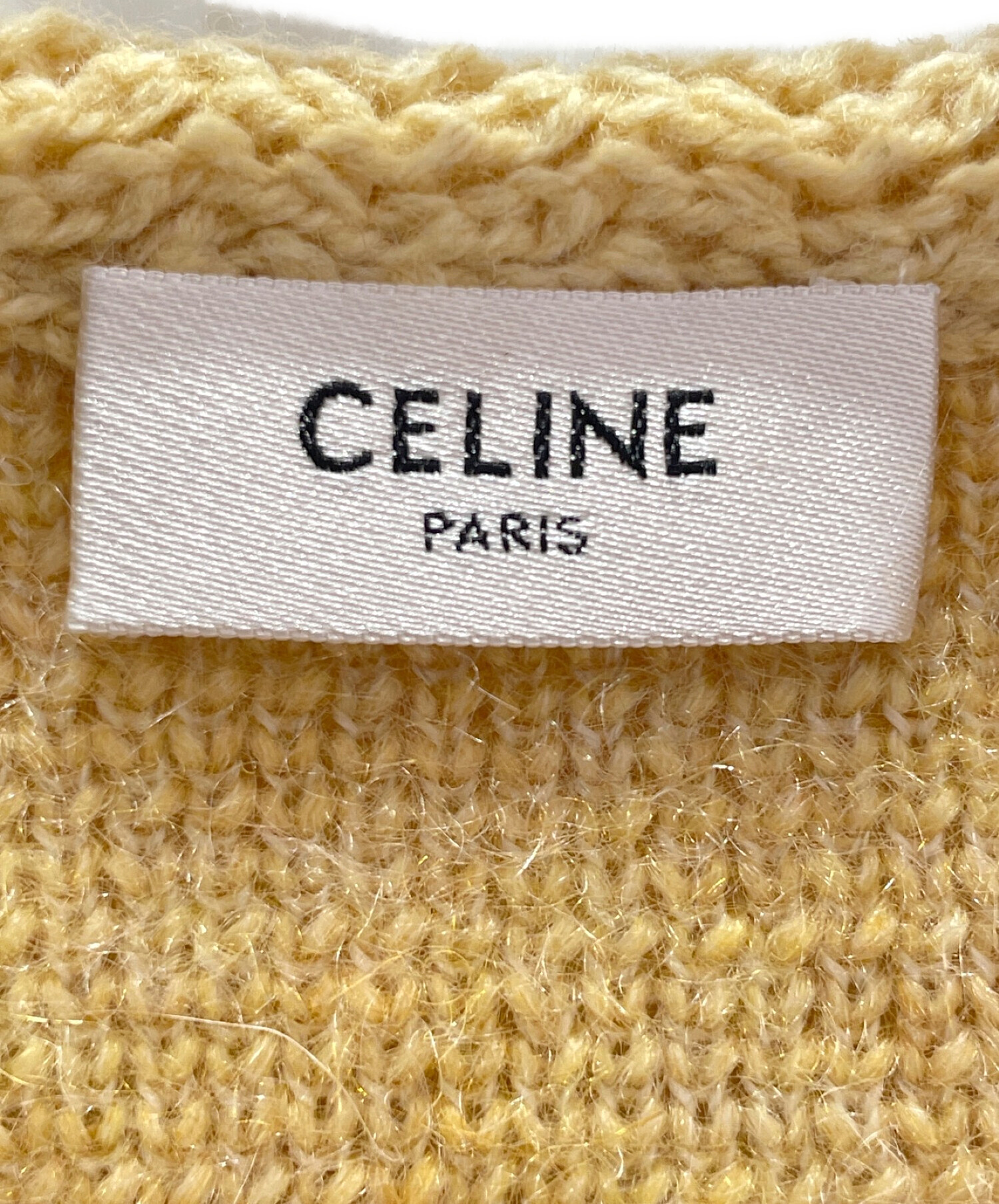 中古・古着通販】CELINE (セリーヌ) ブラッシュドモヘアクロップド