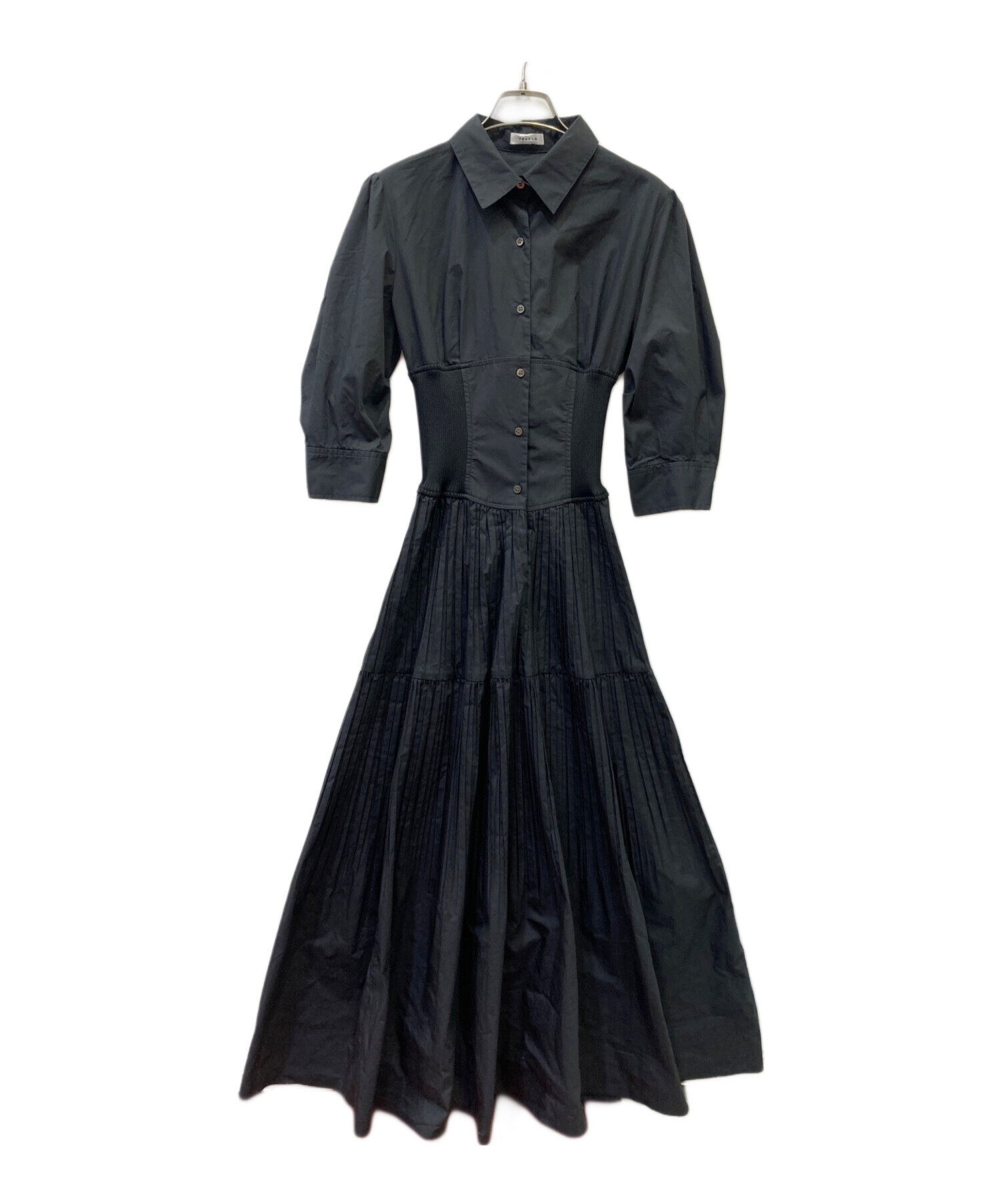 中古・古着通販】FRAY ID (フレイ アイディー) ランダムプリーツシャツ