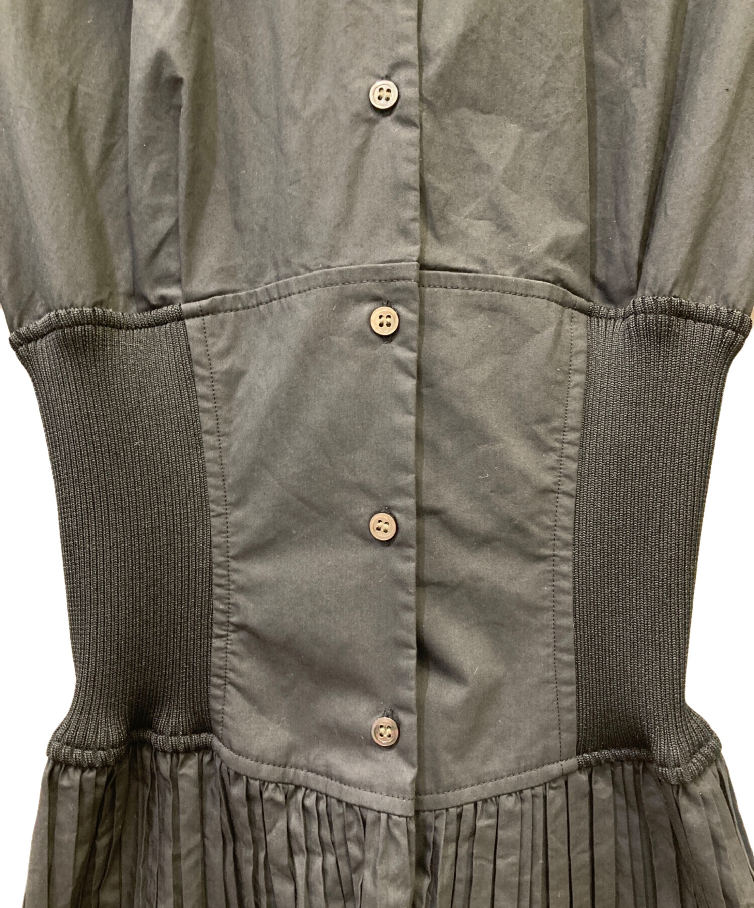 中古・古着通販】FRAY ID (フレイ アイディー) ランダムプリーツシャツ