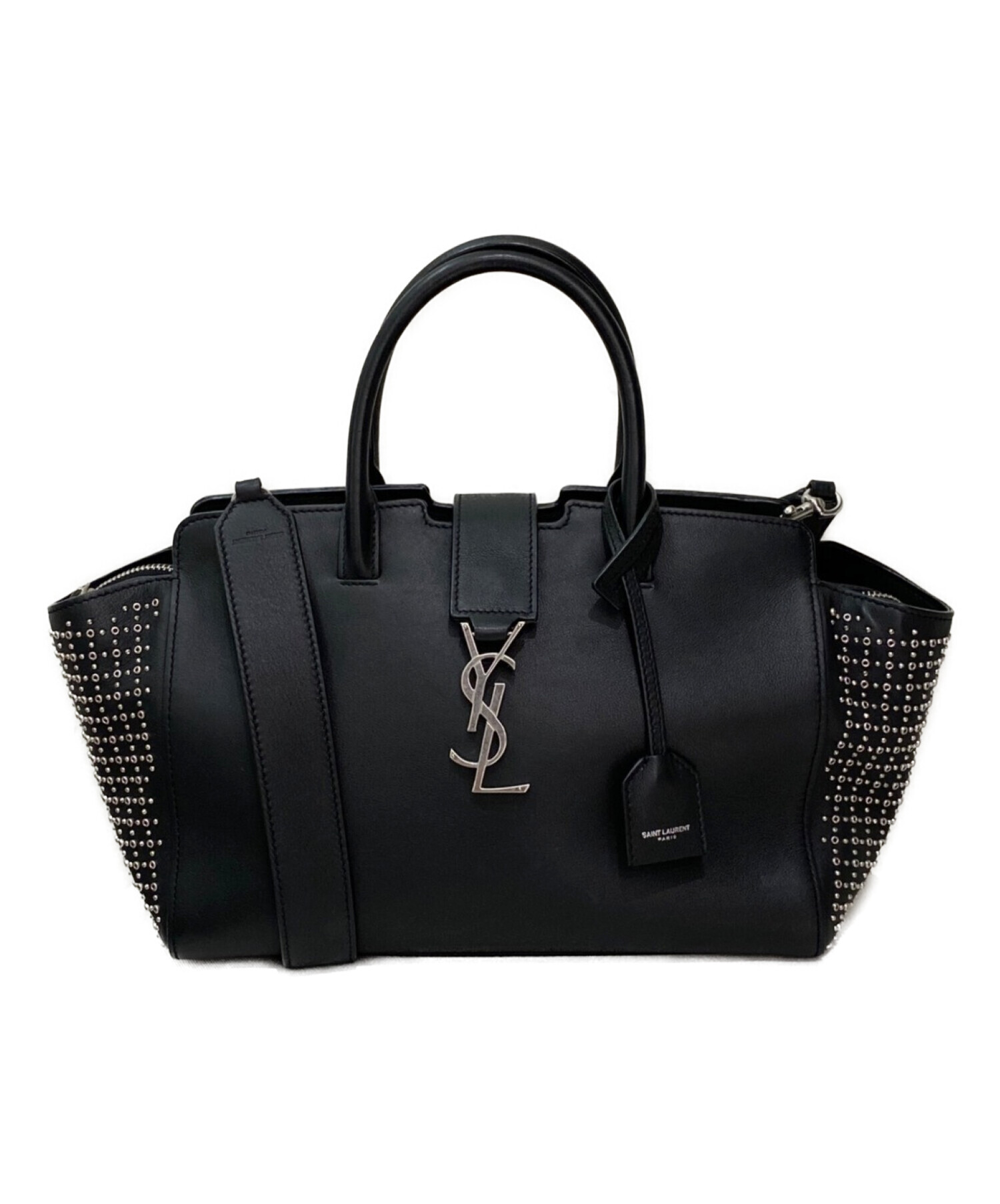 サンローラン ベイビーカバス 黒 SAINT LAURENT サンローラン YSL