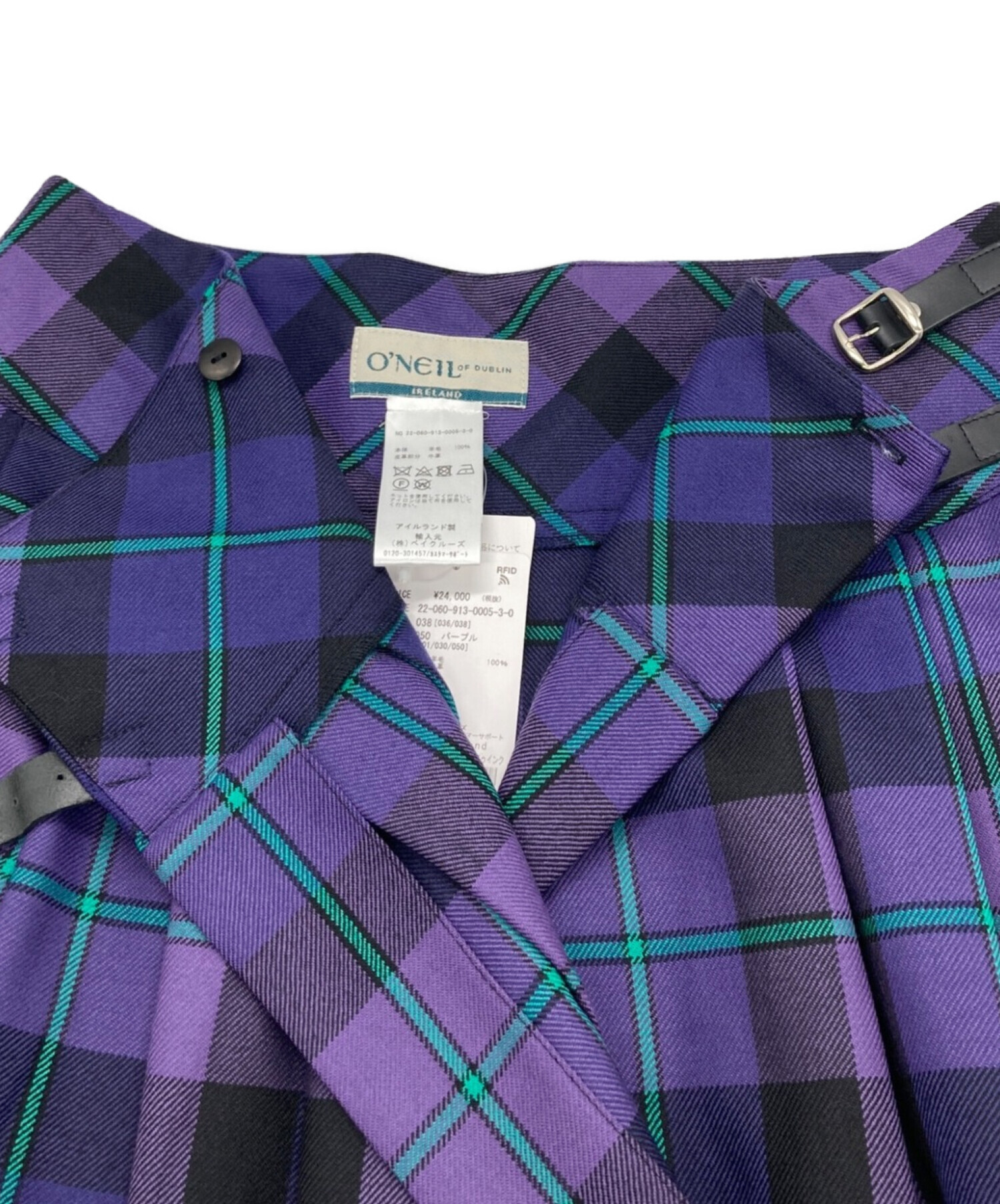 未使用品 オニールオブダブリン バスクスウィングスカート パープル 未使用品 オニールオブダブリン バスクスウィングスカート パープル 未