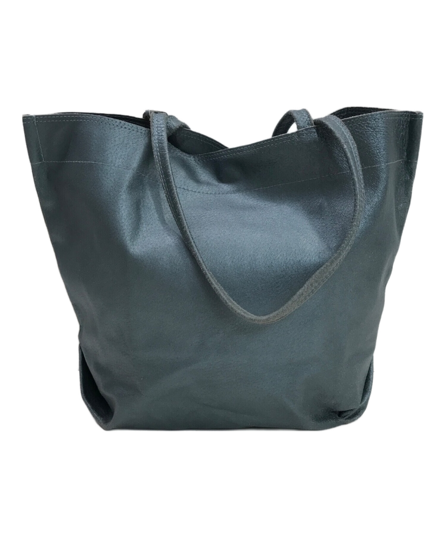 中古・古着通販】REN (レン) レザートートバッグ ブルー｜ブランド