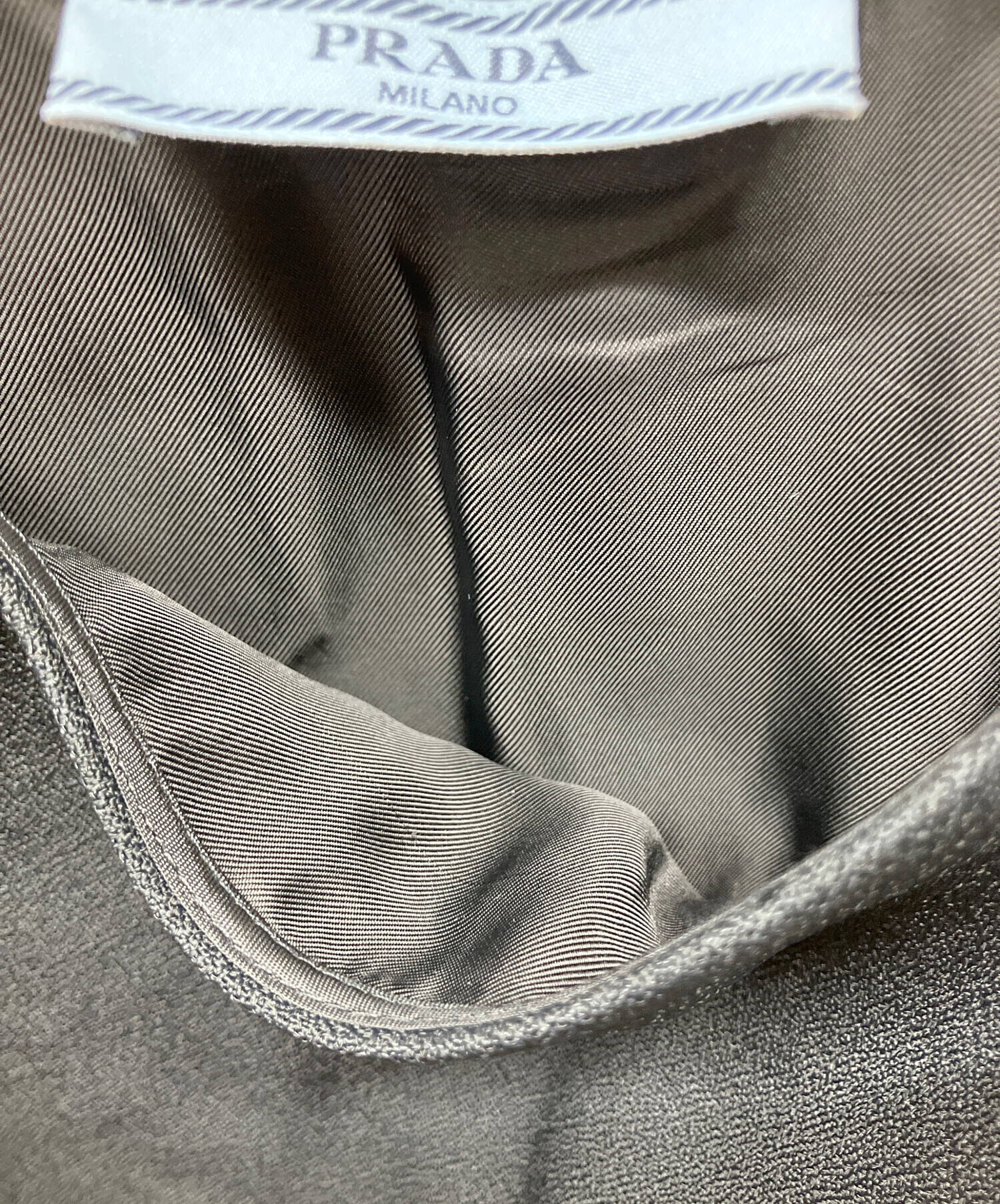 中古・古着通販】PRADA (プラダ) スカート ブラック サイズ:36