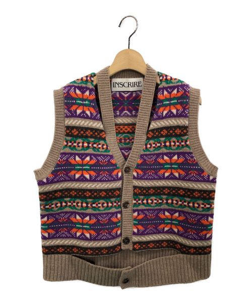 INSCRIRE アンスクリア　ニットベスト　ニット 3090048841830915_01_2608.jpeg