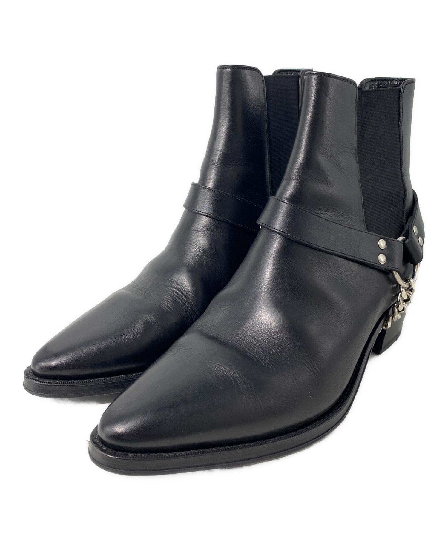 CELINE セリーヌ　カルマグバイカーチェルシー　スエードブーツ　41 中古・古着通販】CELINE (セリーヌ) カマルグ バイカー チェルシー