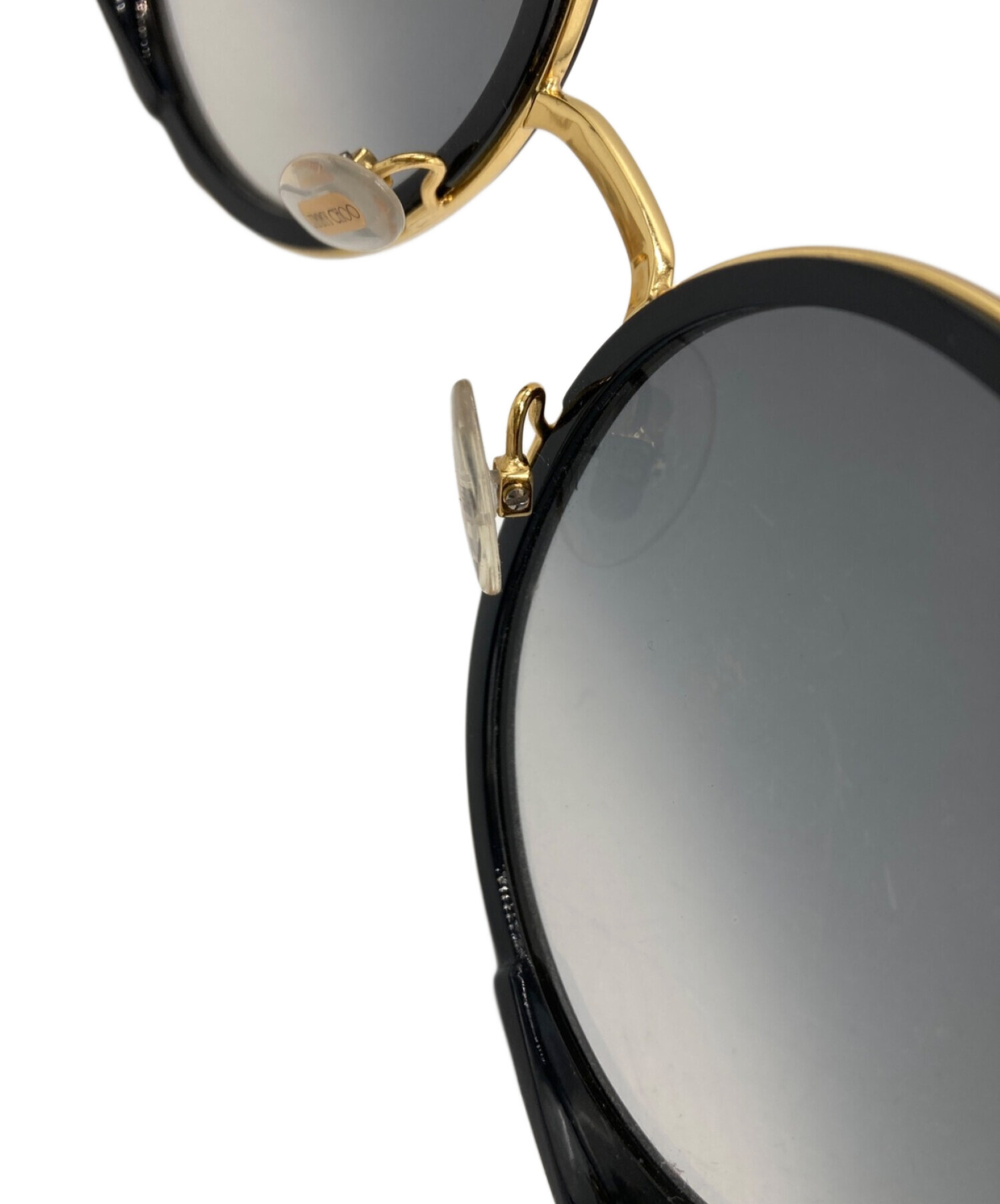 中古・古着通販】JIMMY CHOO (ジミーチュウ) サングラス ブラック