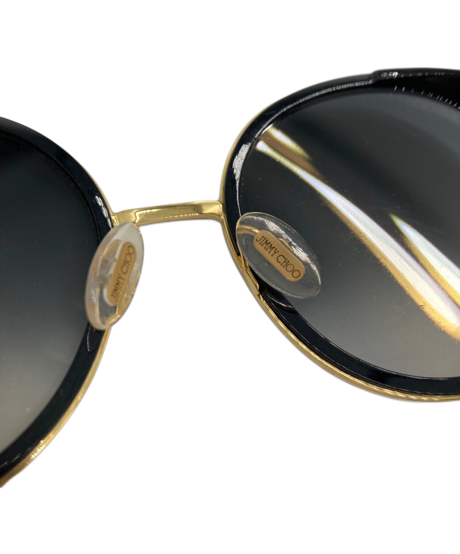 中古・古着通販】JIMMY CHOO (ジミーチュウ) サングラス ブラック