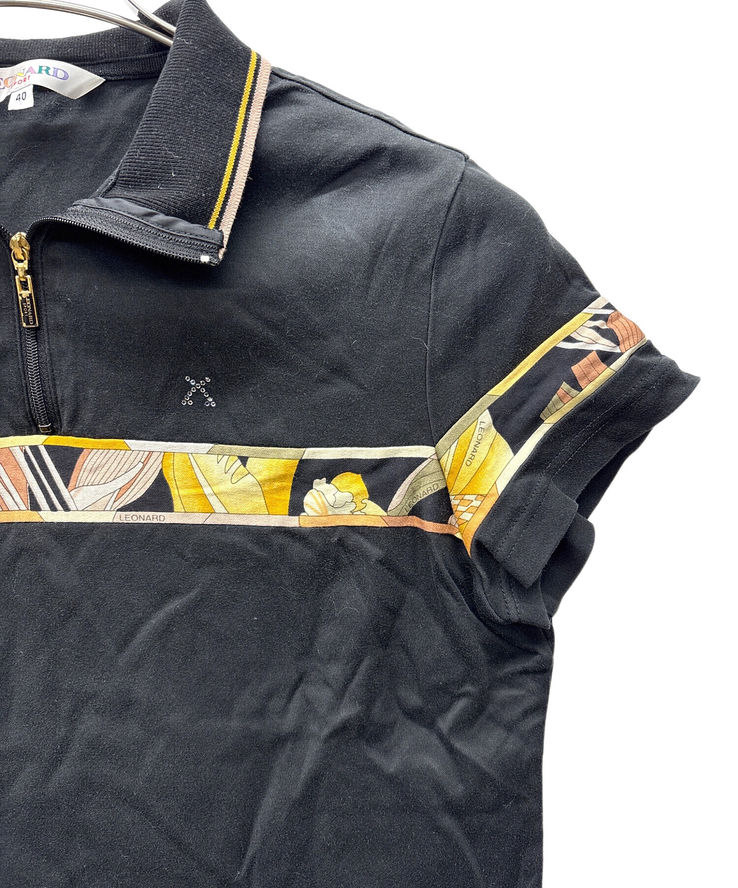 LEONARD シャツ 中古・古着通販】LEONARD SPORT (レオナール スポーツ) ハーフジップ