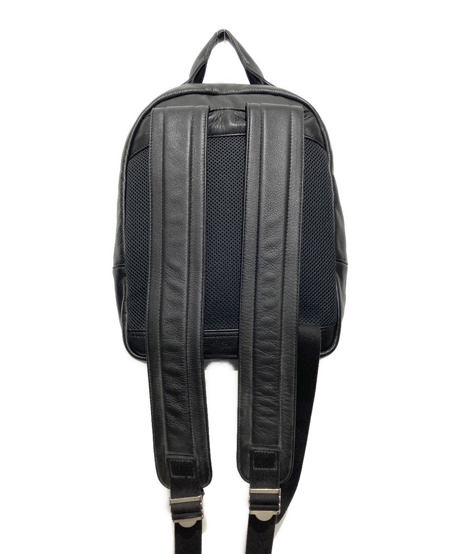 【希少美品】ch!iiiチーバッグ レザーリュック バックパック ブラック 牛革 Ch!iii BAG（チーバック）の「chiiii/チー Leather Backpack