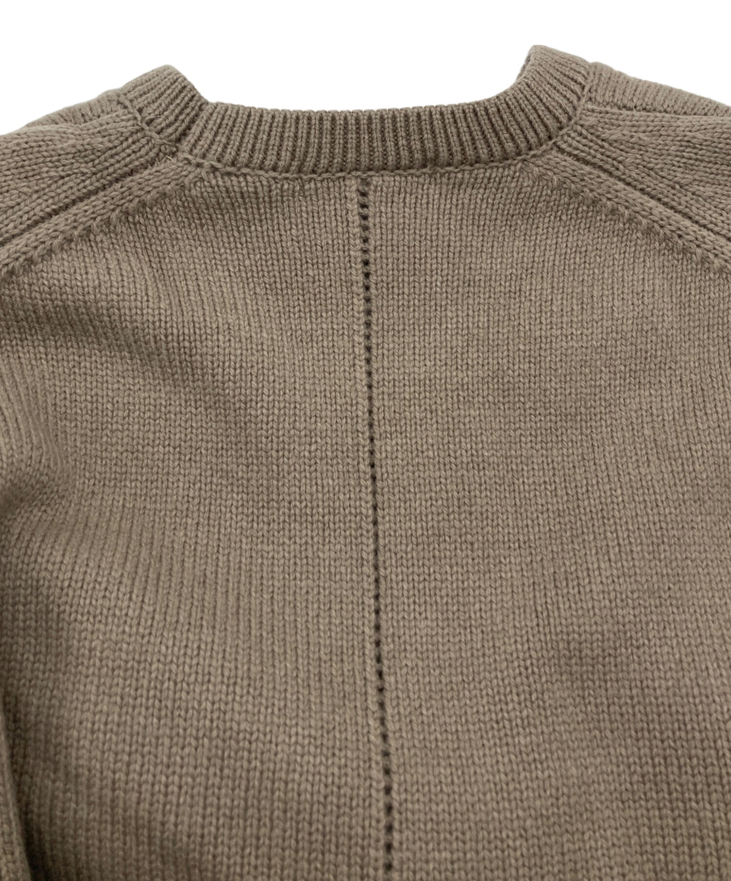 中古・古着通販】CINOH (チノ) ウールクルーネックニット ブラウン