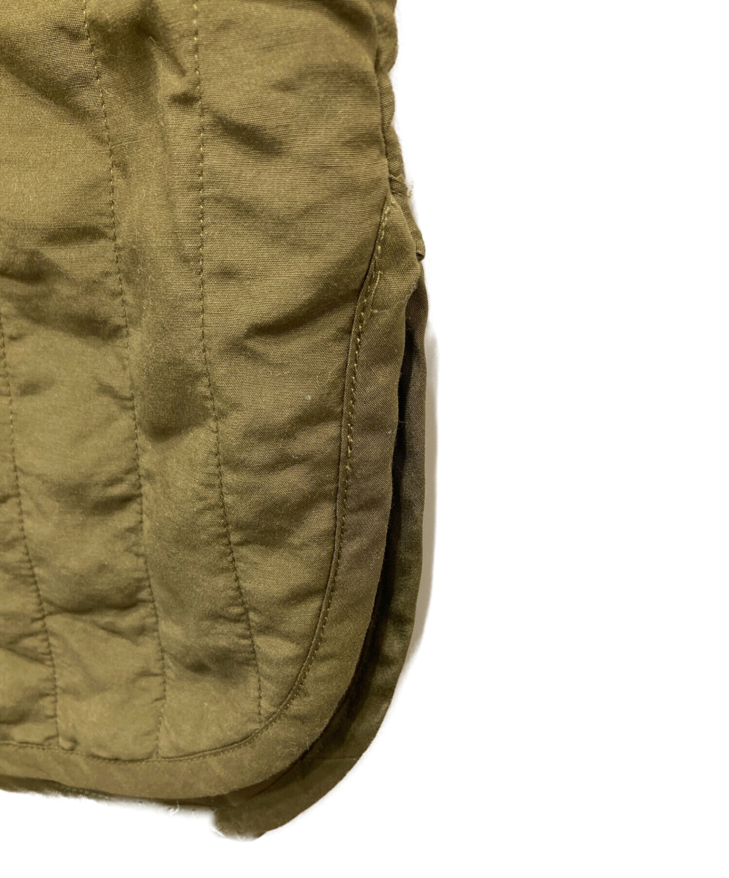 shenery シーナリー キルティングベスト カーキ