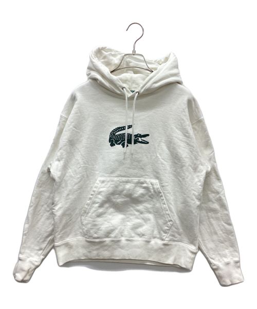 美品 LACOSTE ラコステ BEAMS 白 ホワイト パーカー 36 中古・古着通販】LACOSTE (ラコステ) BEAMS BOY (ビームスボーイ