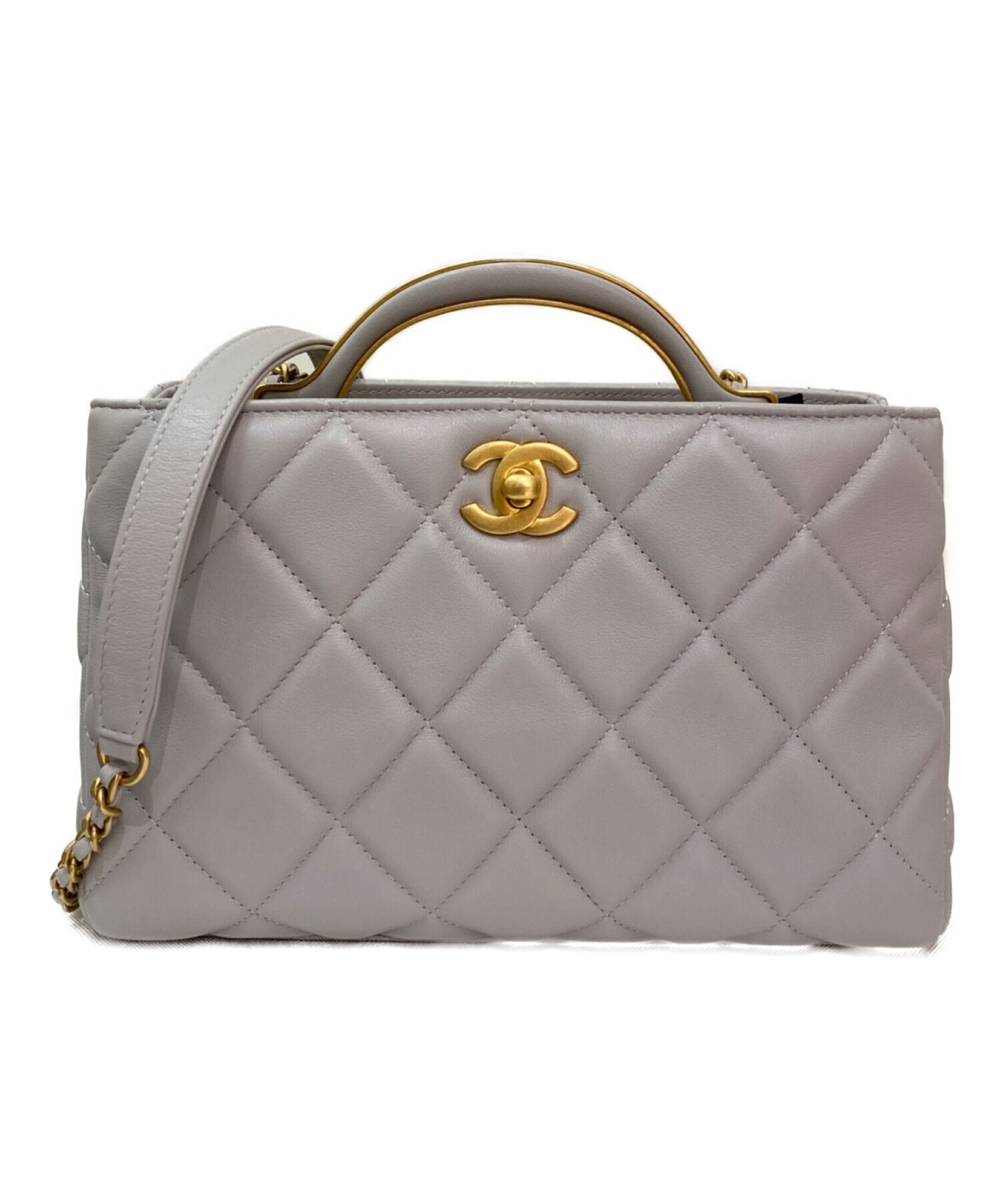 CHANEL ショルダーバッグ　未使用 中古・古着通販】CHANEL (シャネル) トップハンドルチェーンショルダー